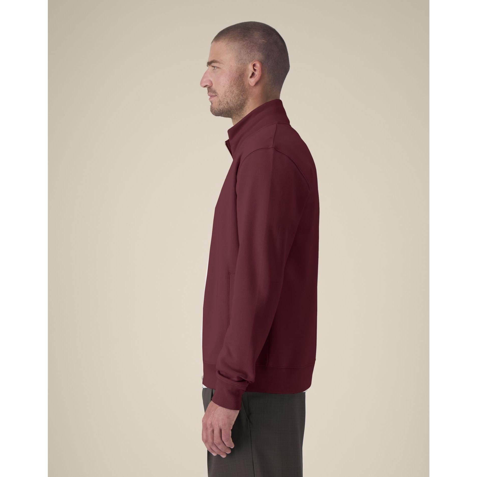 Hanorac cu fermoar unisex Trailer 2.0 Burgundy 3XL