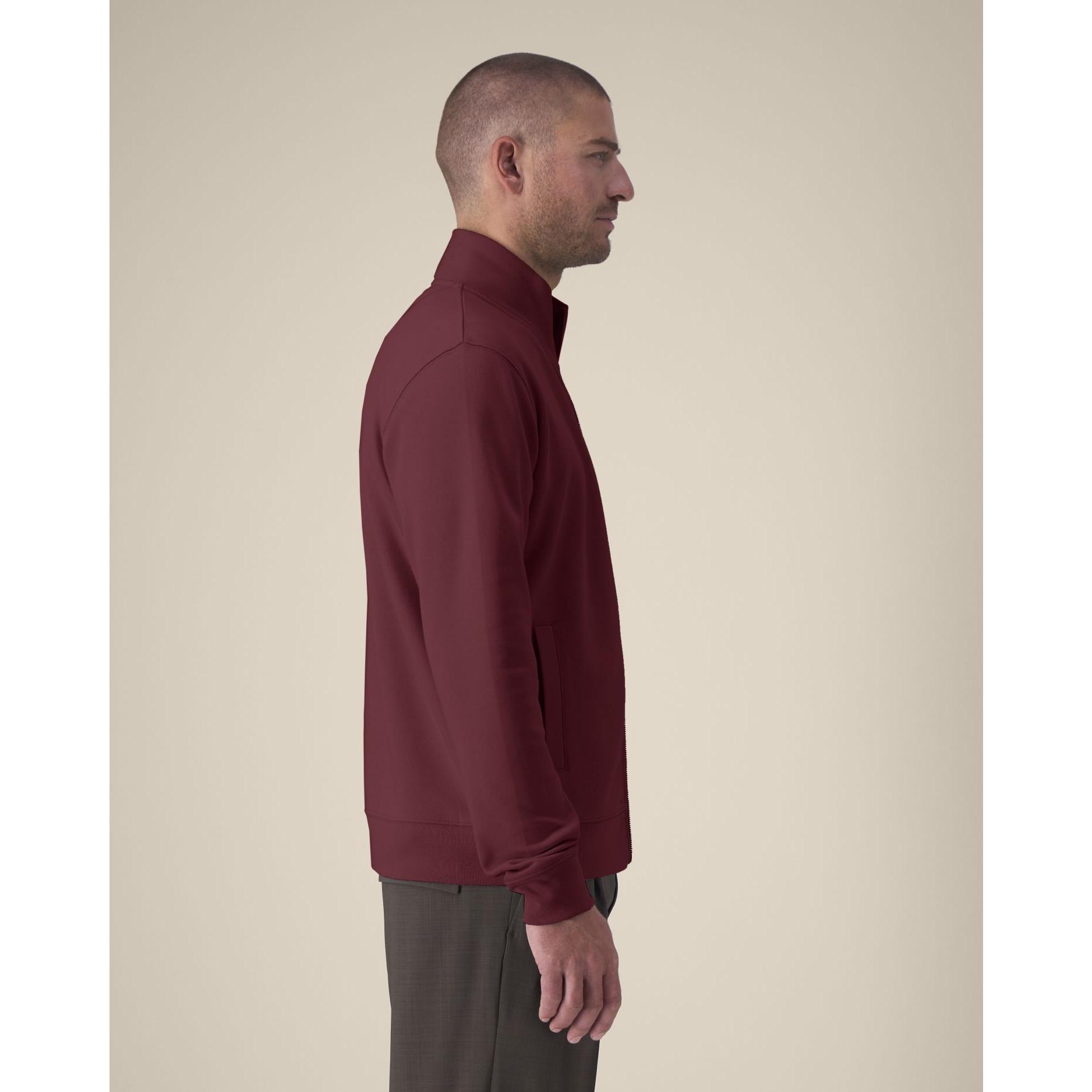 Hanorac cu fermoar unisex Trailer 2.0 Burgundy 3XL