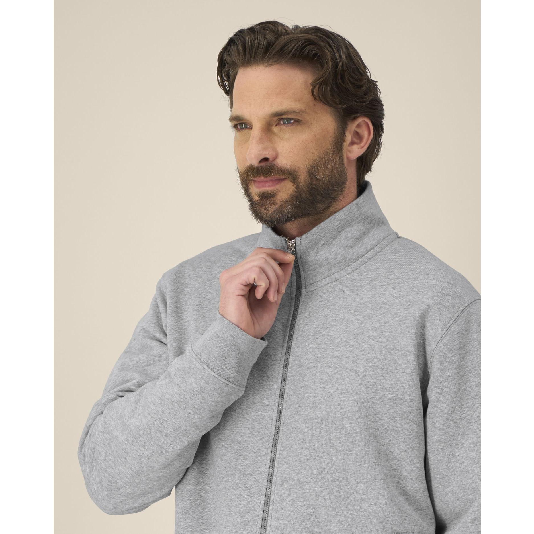 Hanorac cu fermoar unisex Trailer 2.0 Heather Grey 3XL