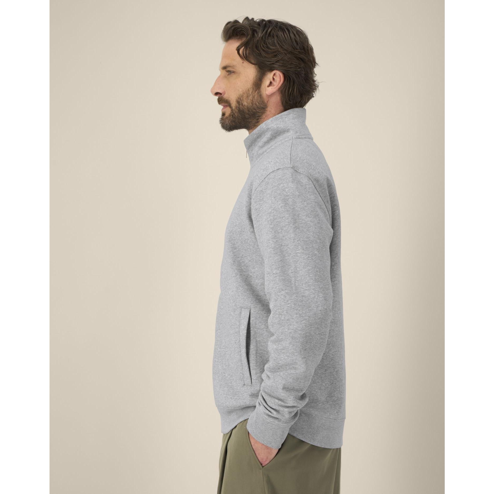 Hanorac cu fermoar unisex Trailer 2.0 Heather Grey 3XL