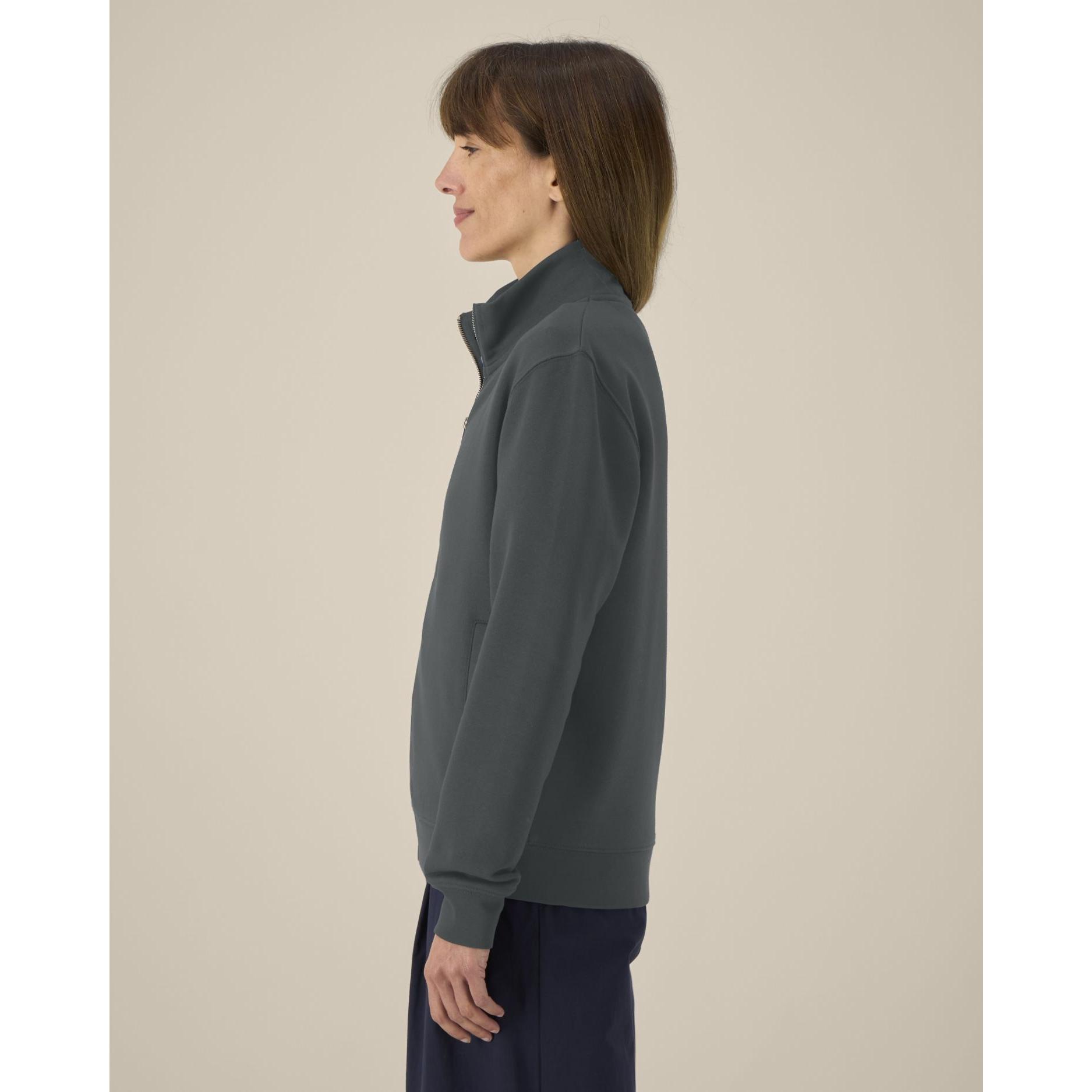 Hanorac cu fermoar unisex Trailer 2.0 Anthracite M