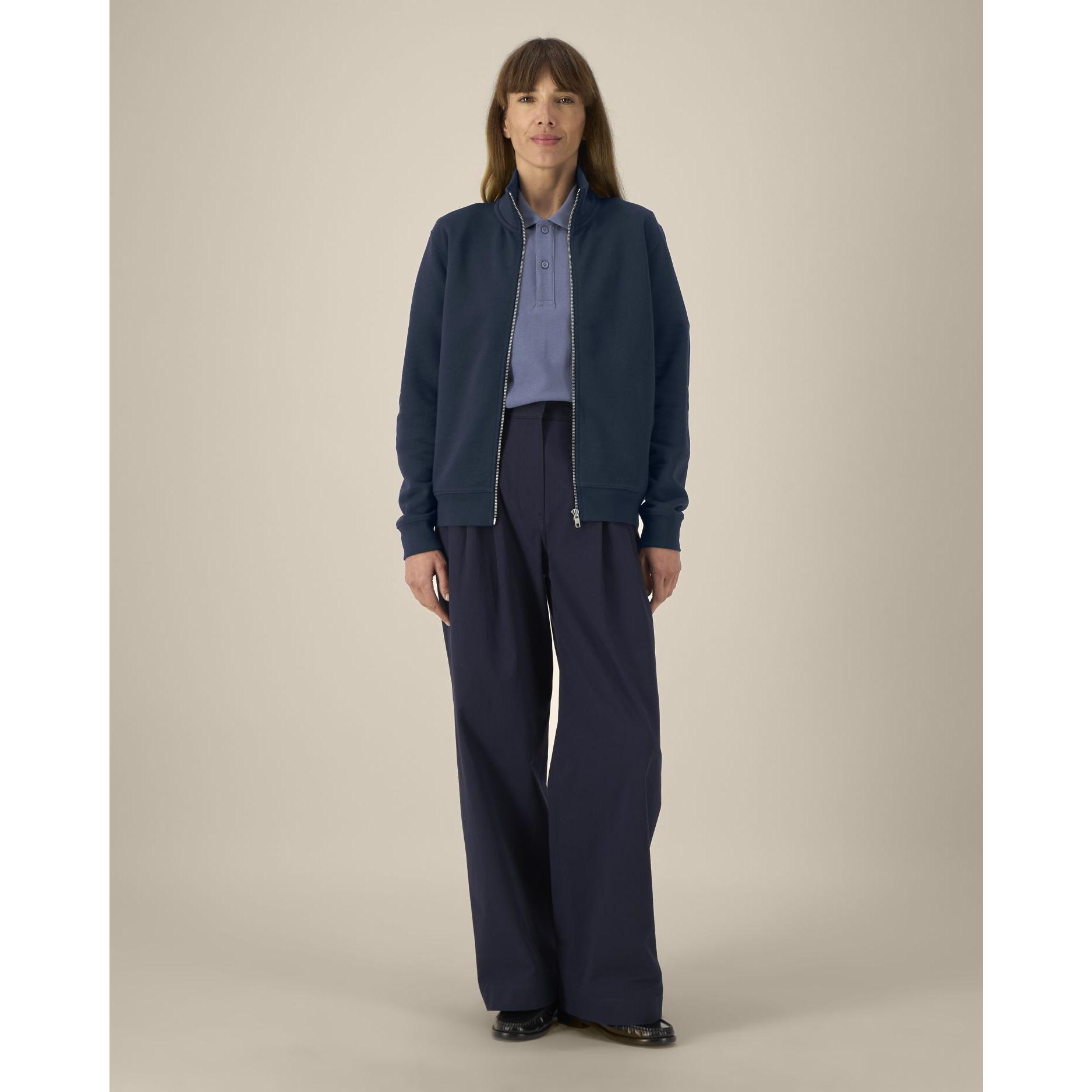 Hanorac cu fermoar unisex Trailer 2.0 French Navy M