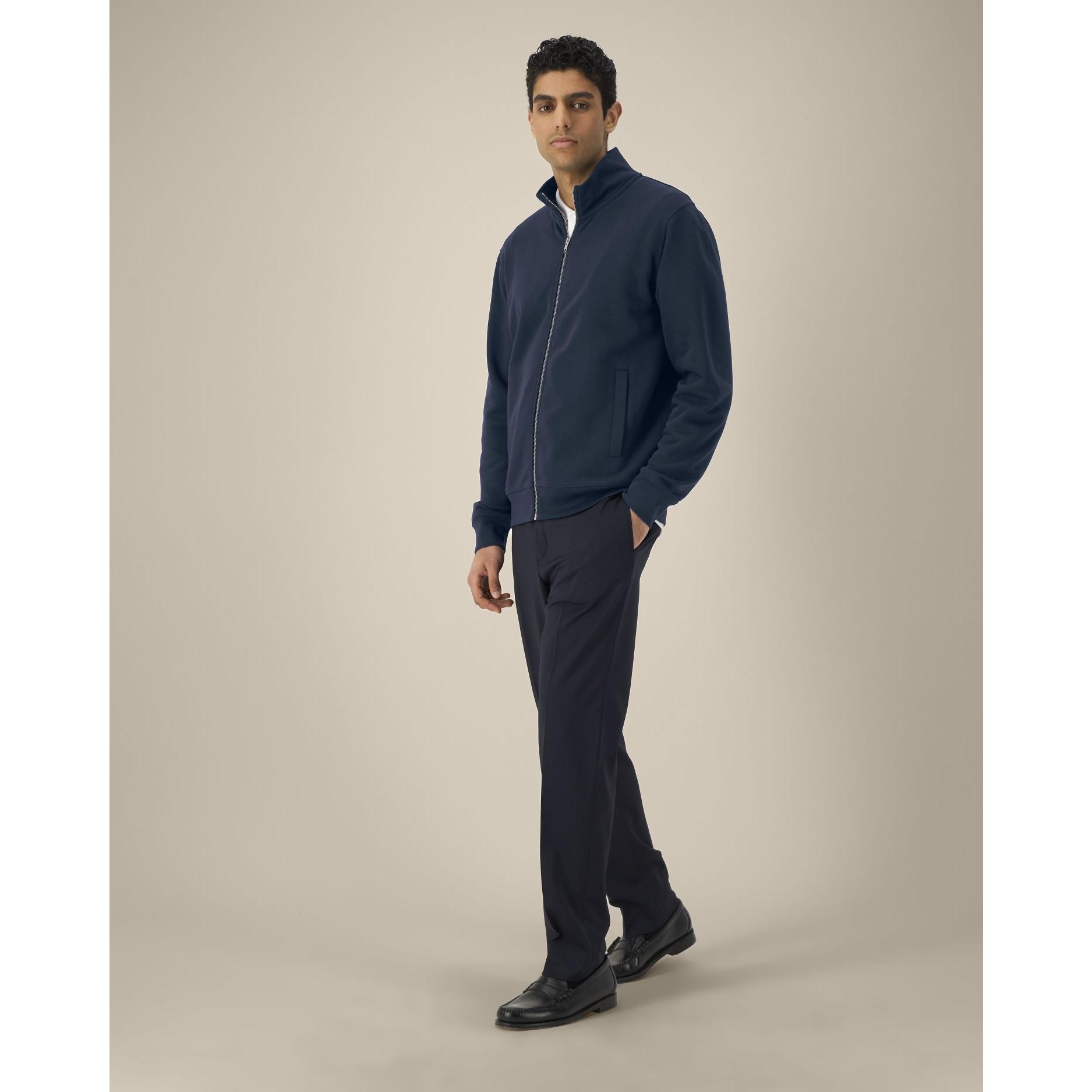 Hanorac cu fermoar unisex Trailer 2.0 French Navy M