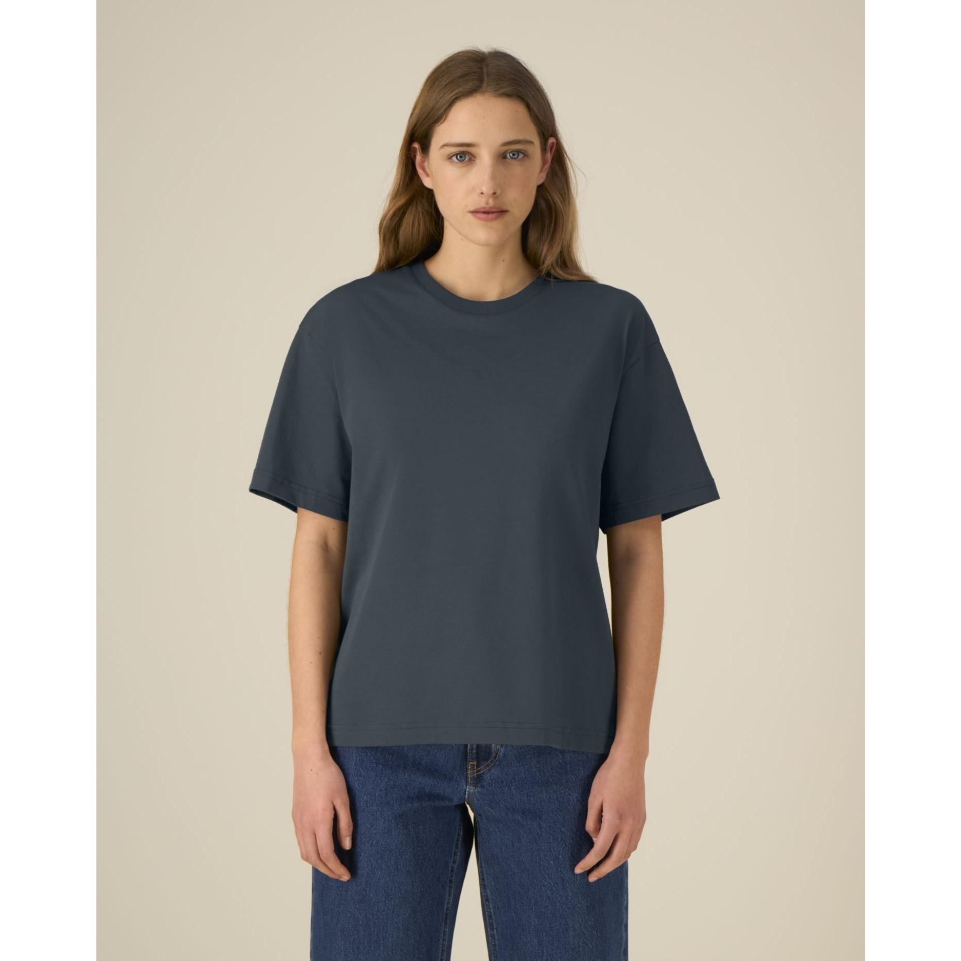 Tricouri unisex Breezer India Ink Grey M