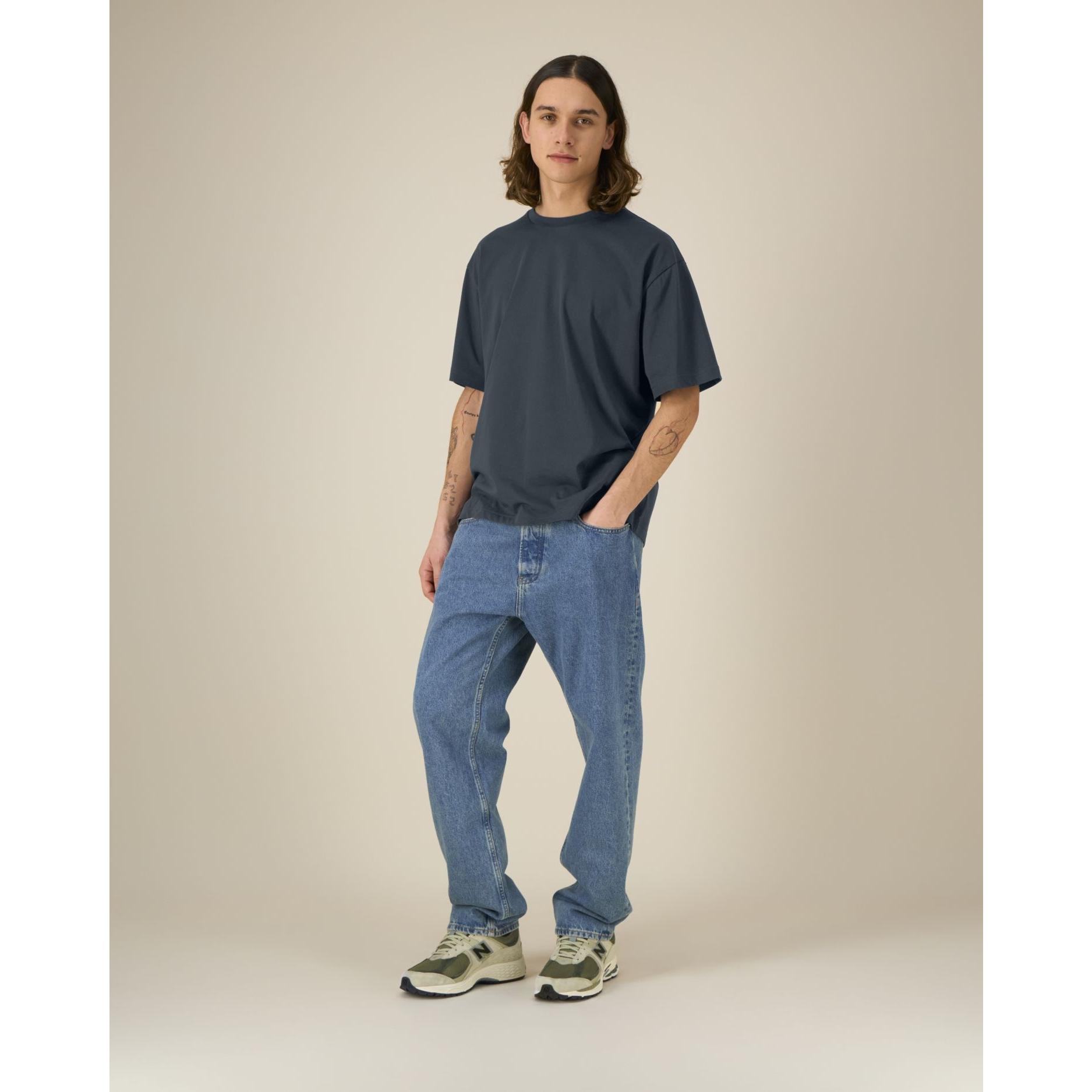 Tricouri unisex Breezer India Ink Grey M