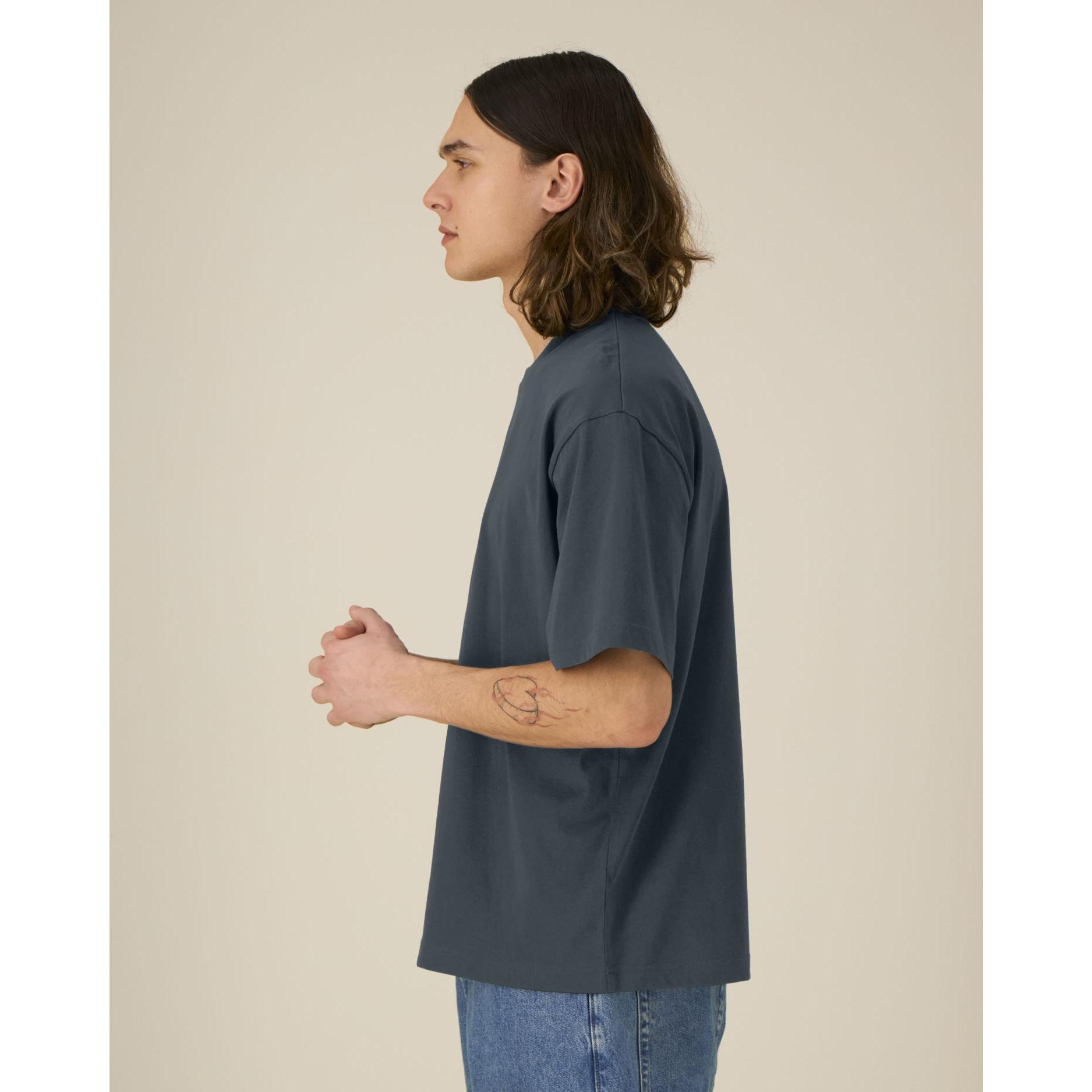 Tricouri unisex Breezer India Ink Grey M