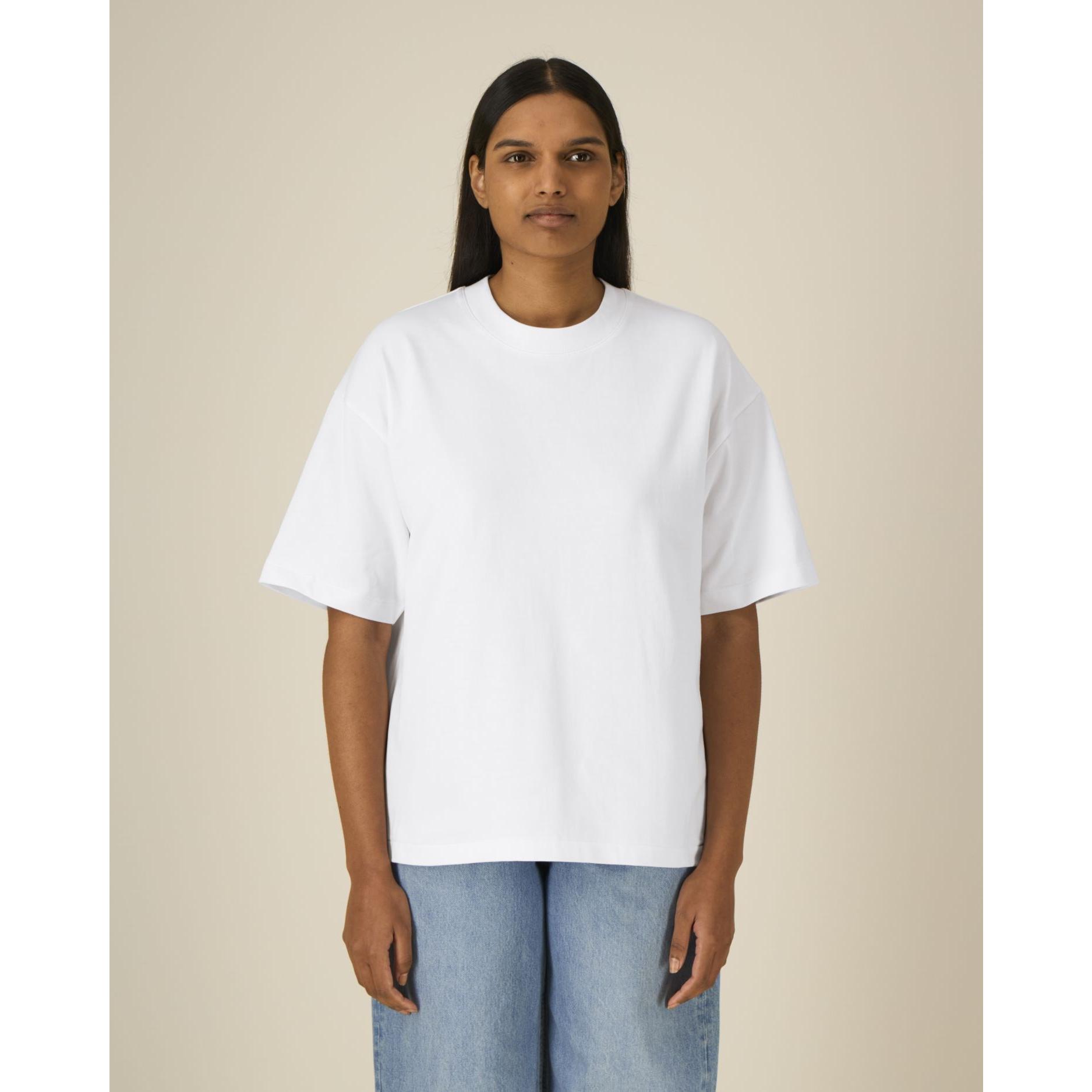 Tricouri unisex Asher White 2XS
