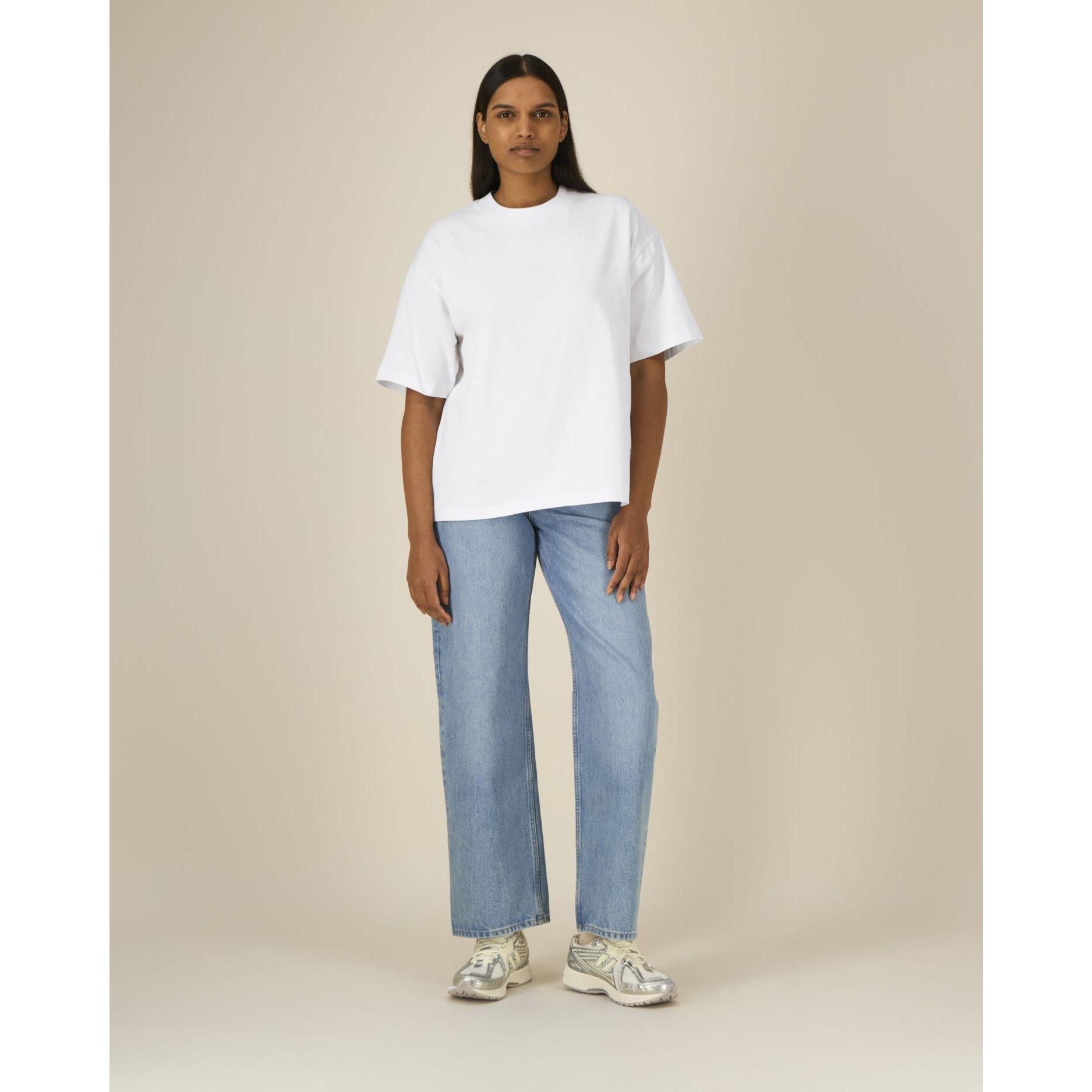 Tricouri unisex Asher White 2XS