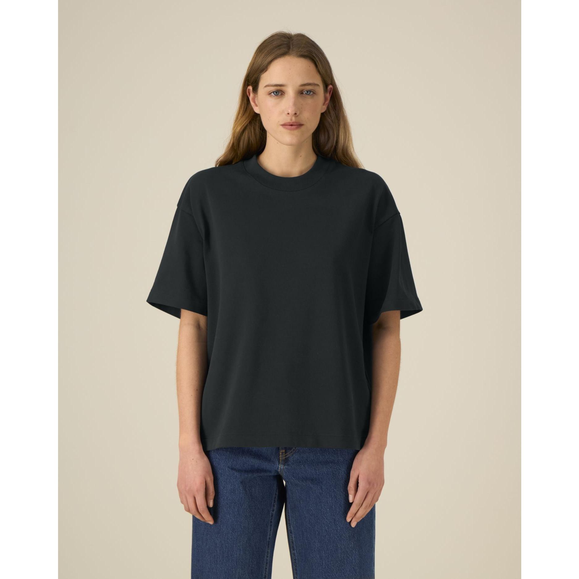 Tricouri unisex Asher Black 3XL