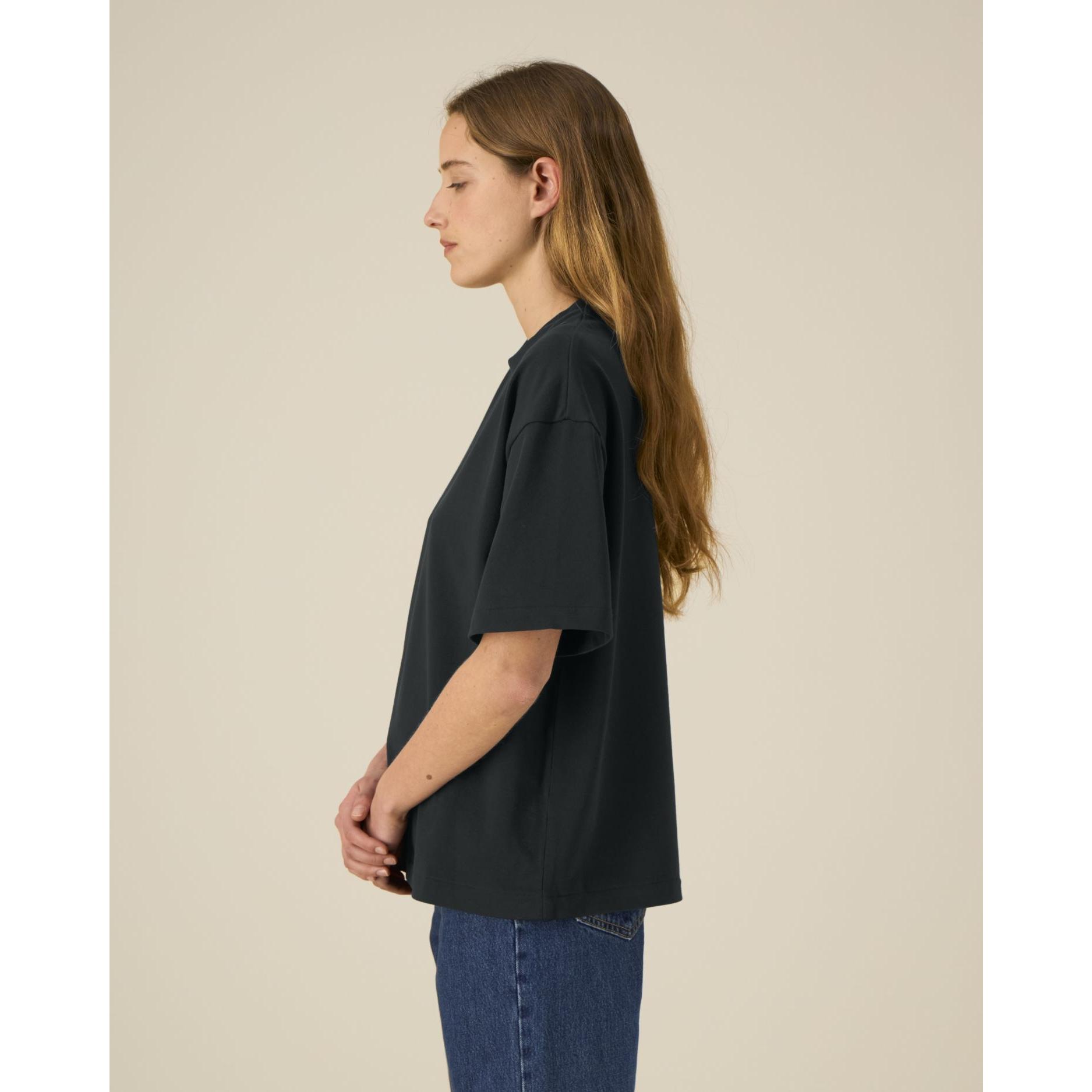 Tricouri unisex Asher Black 3XL
