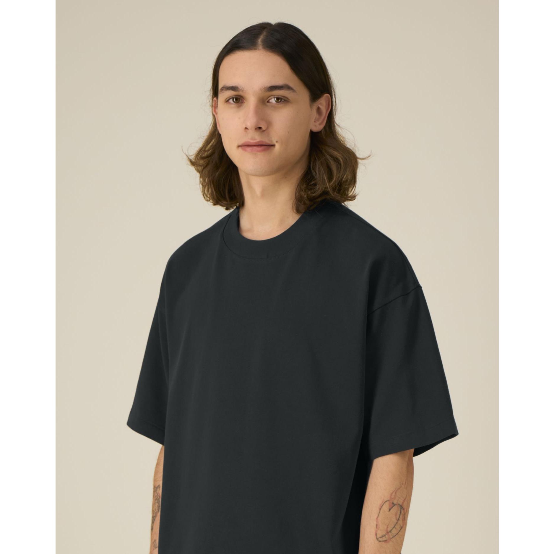 Tricouri unisex Asher Black 3XL