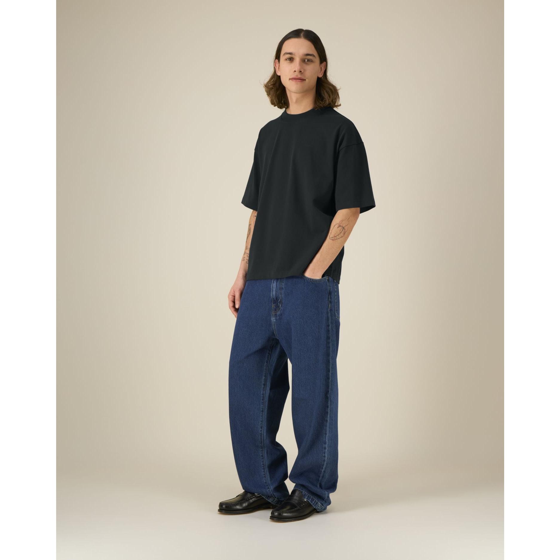 Tricouri unisex Asher Black 3XL