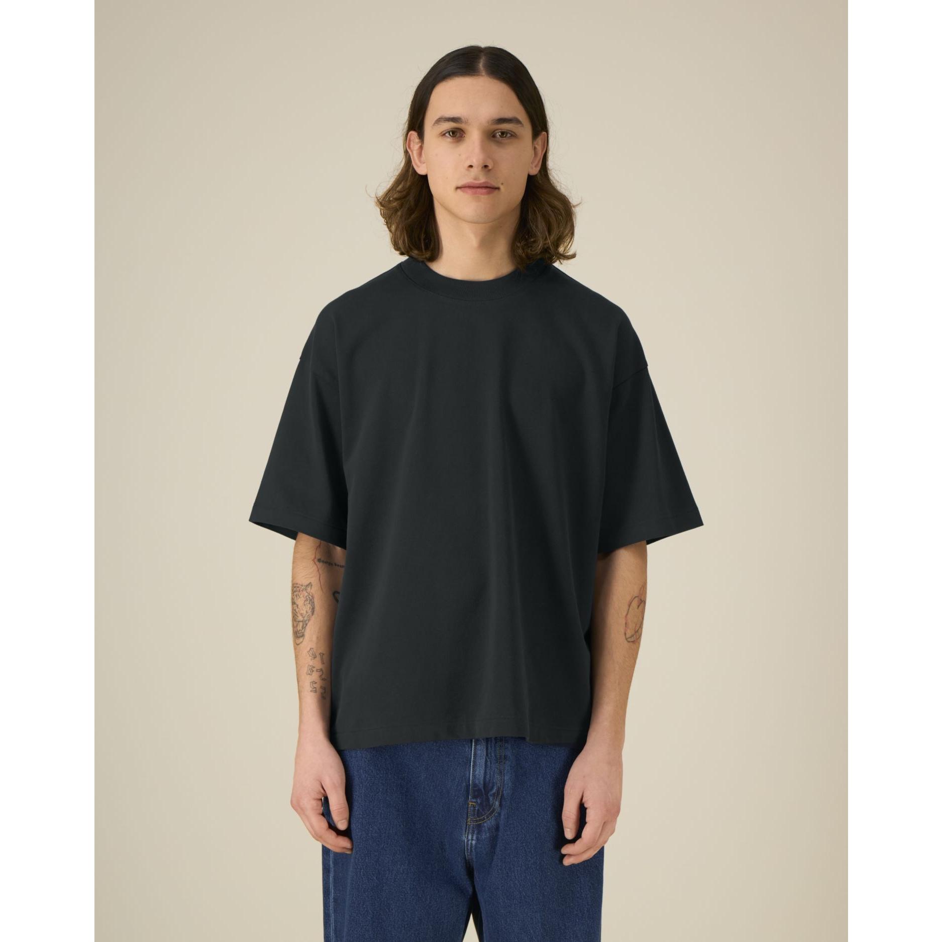 Tricouri unisex Asher Black 3XL