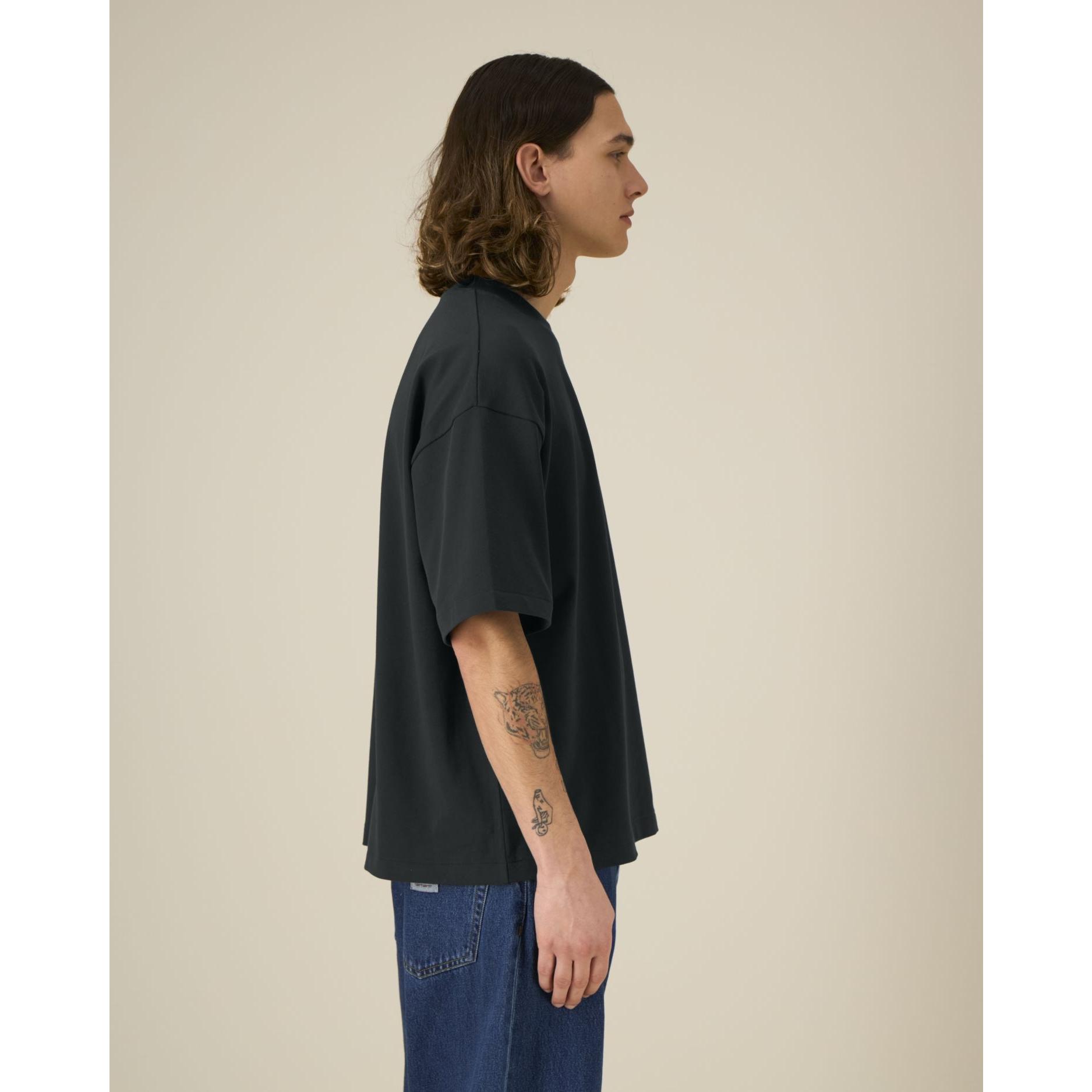 Tricouri unisex Asher Black 3XL