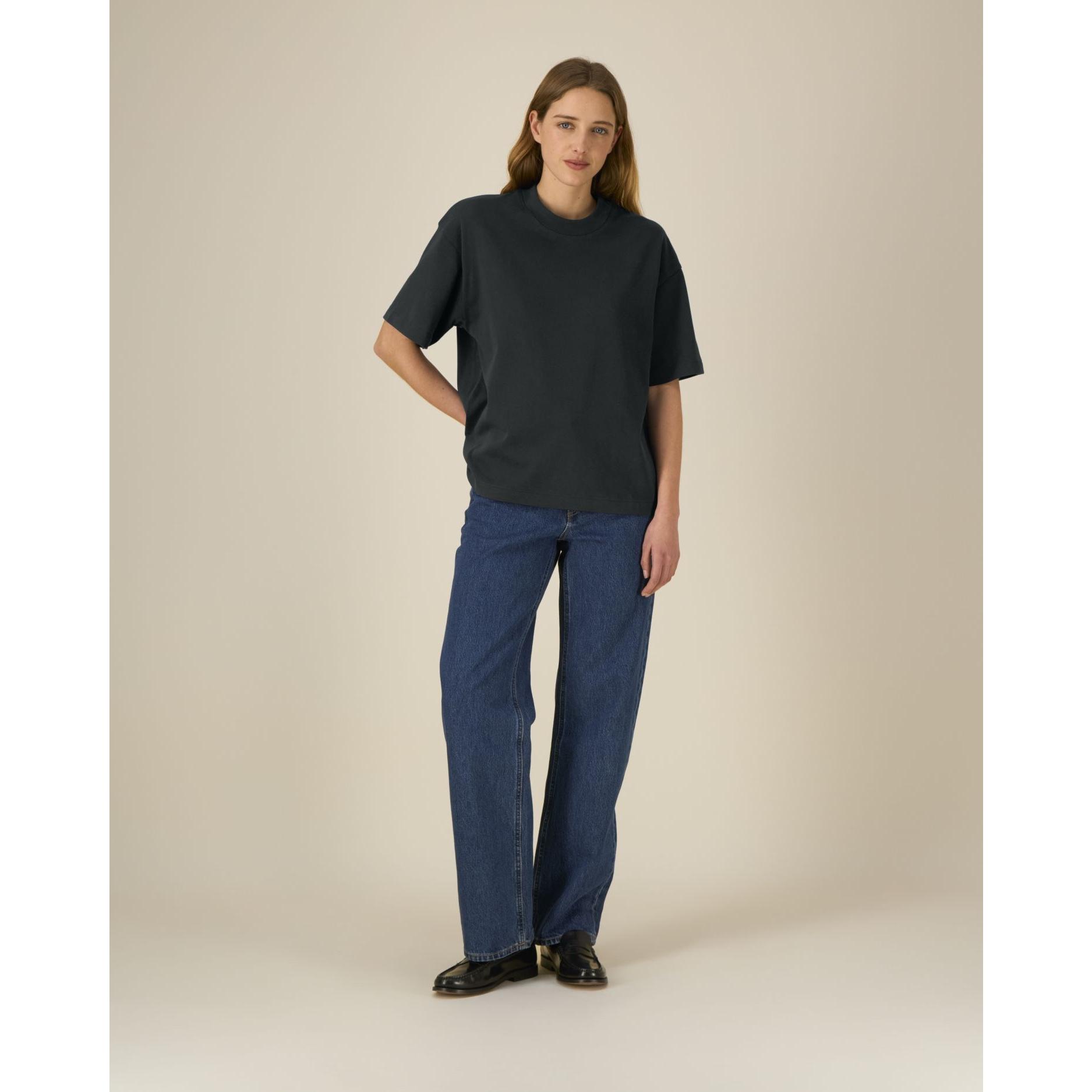 Tricouri unisex Asher Black 3XL