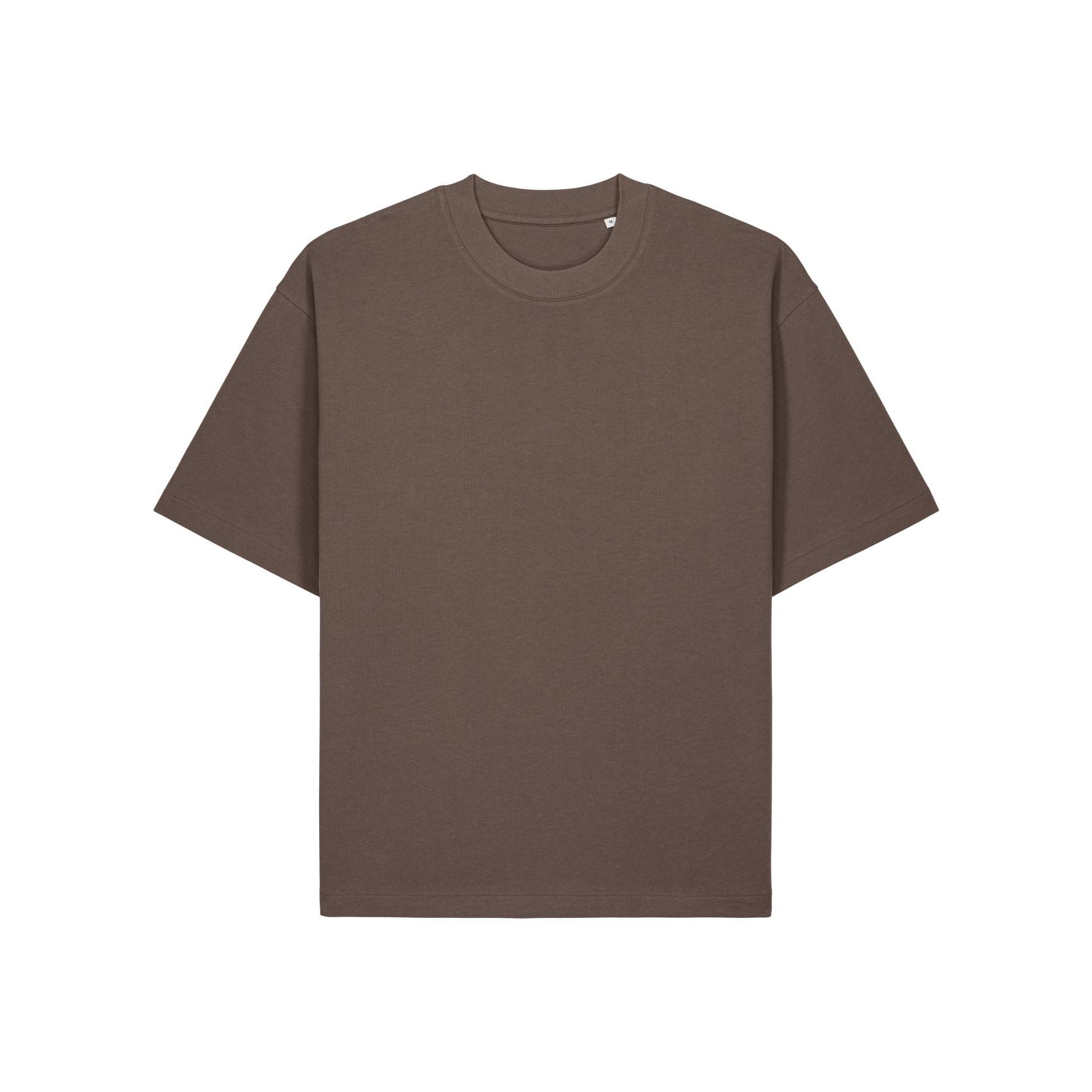 Tricouri unisex Asher Mocha 3XL