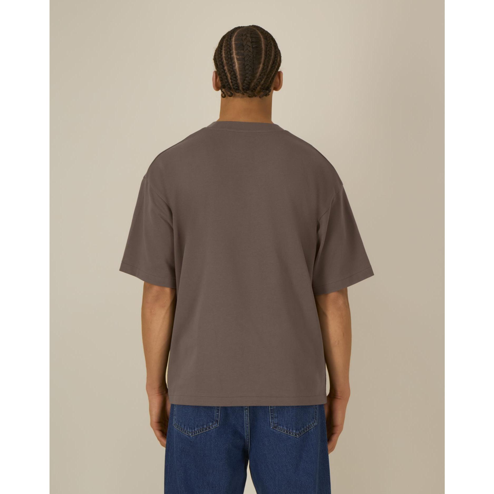 Tricouri unisex Asher Mocha 2XS