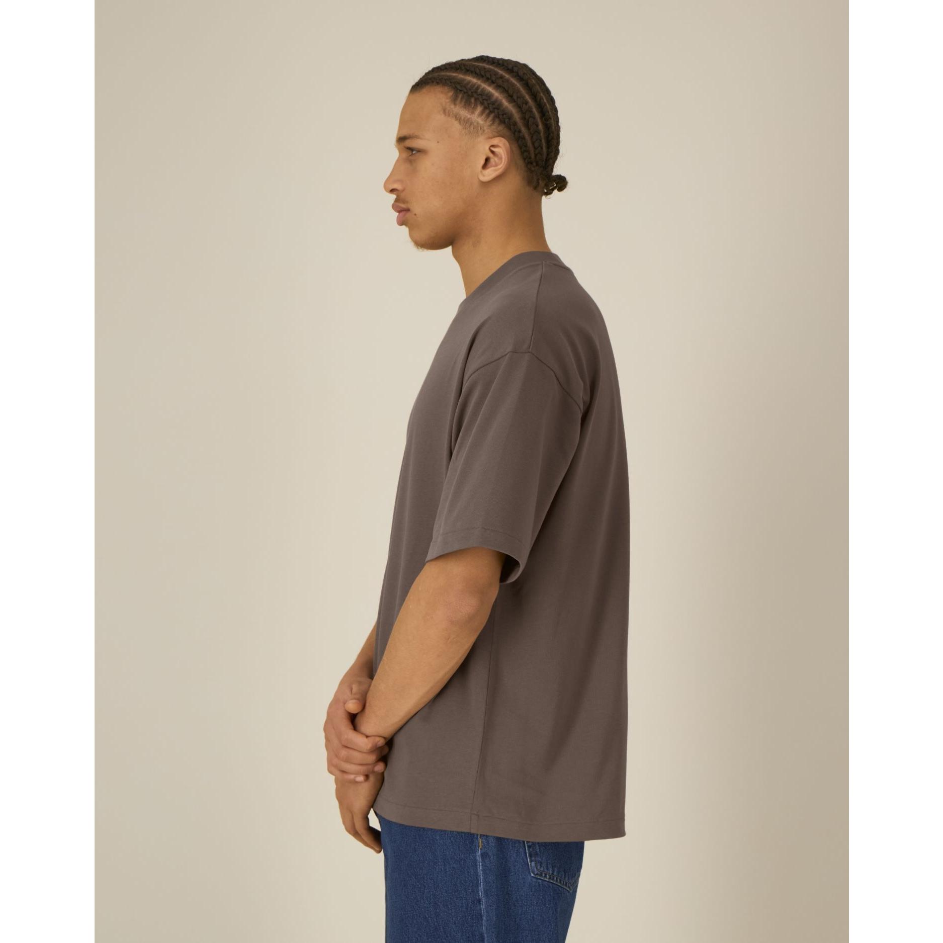 Tricouri unisex Asher Mocha 2XS