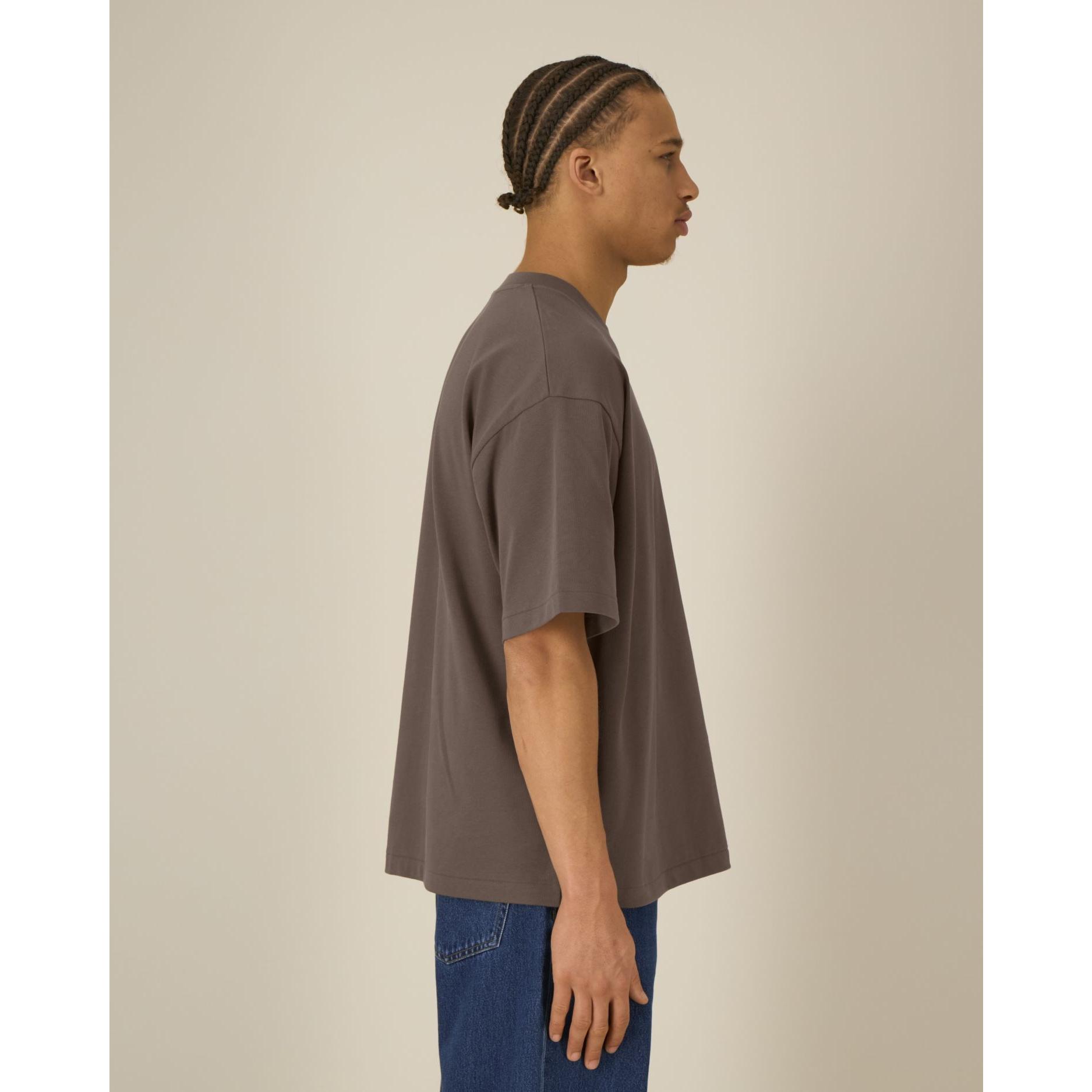 Tricouri unisex Asher Mocha 2XS