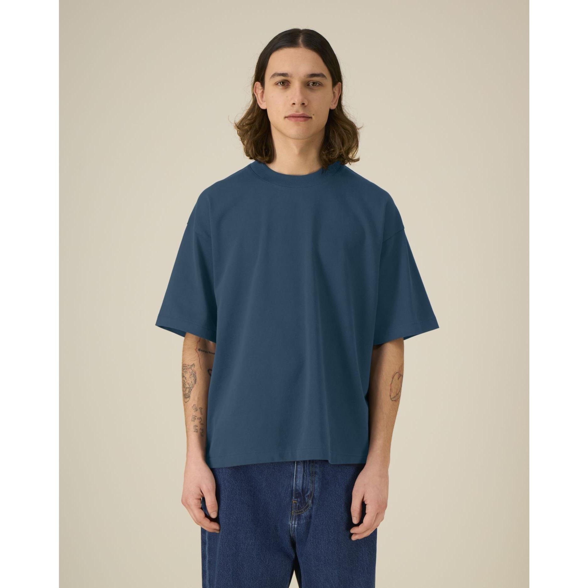 Tricouri unisex Asher Deep Teal 2XS