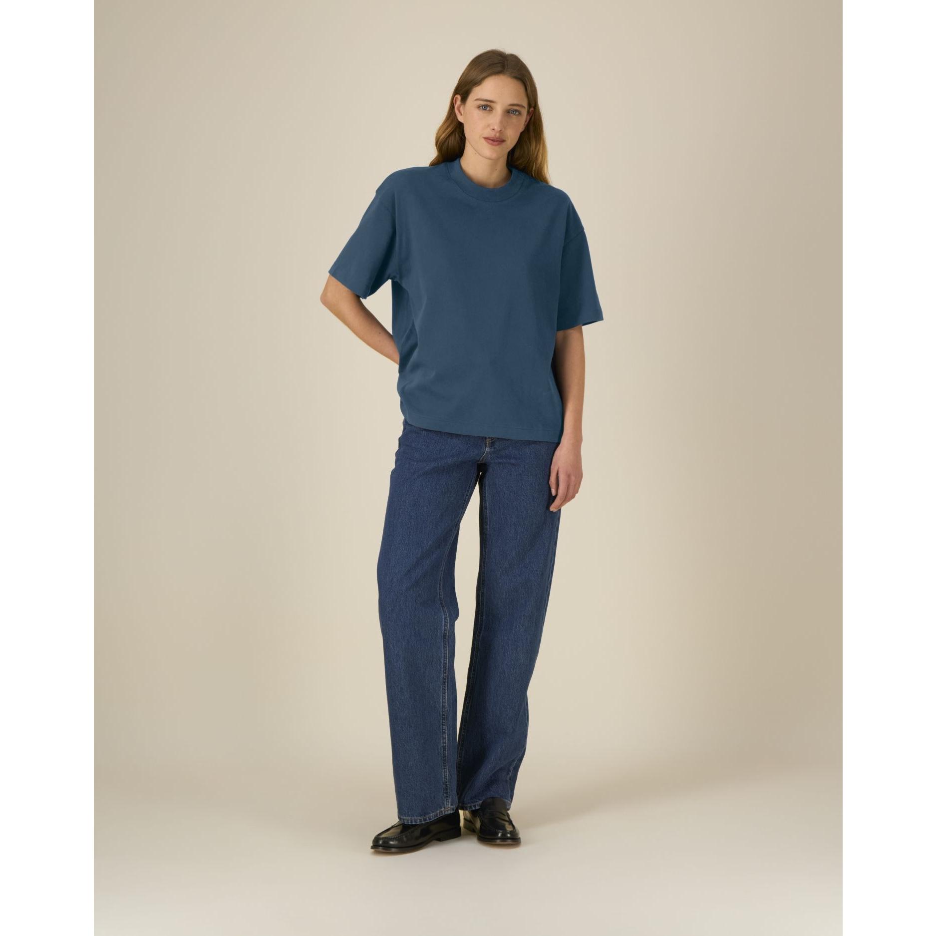 Tricouri unisex Asher Deep Teal 2XS