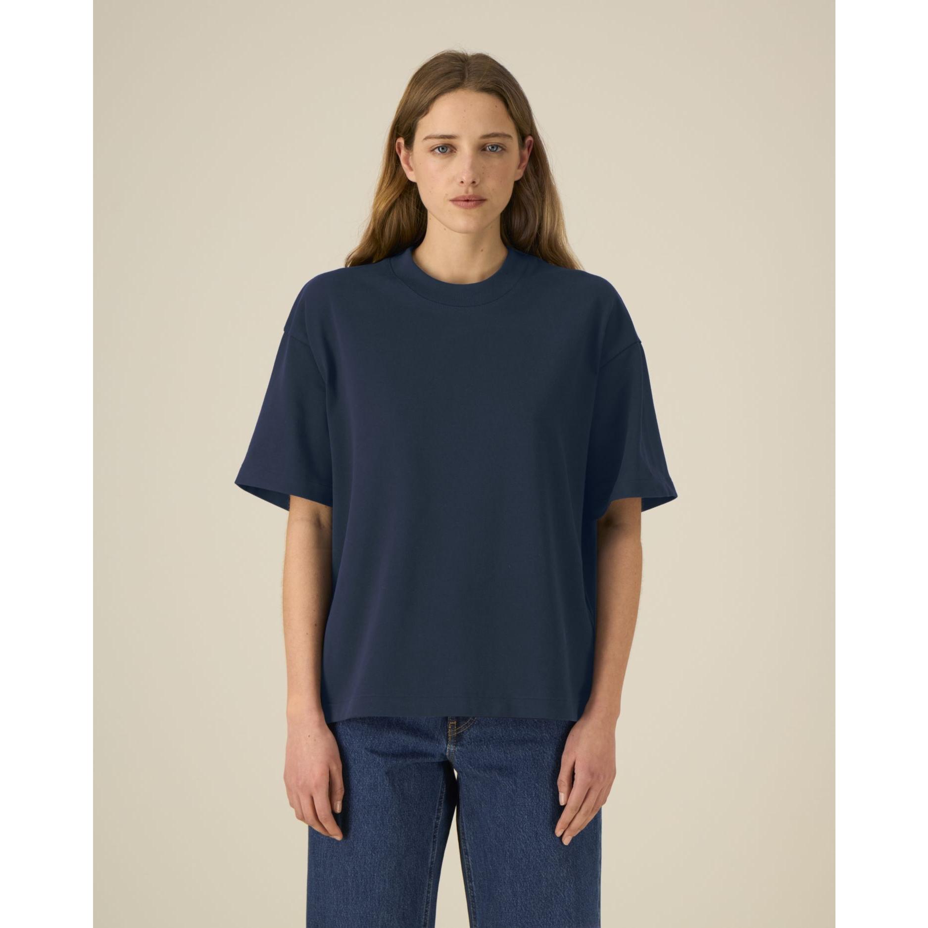 Tricouri unisex Asher French Navy 2XS