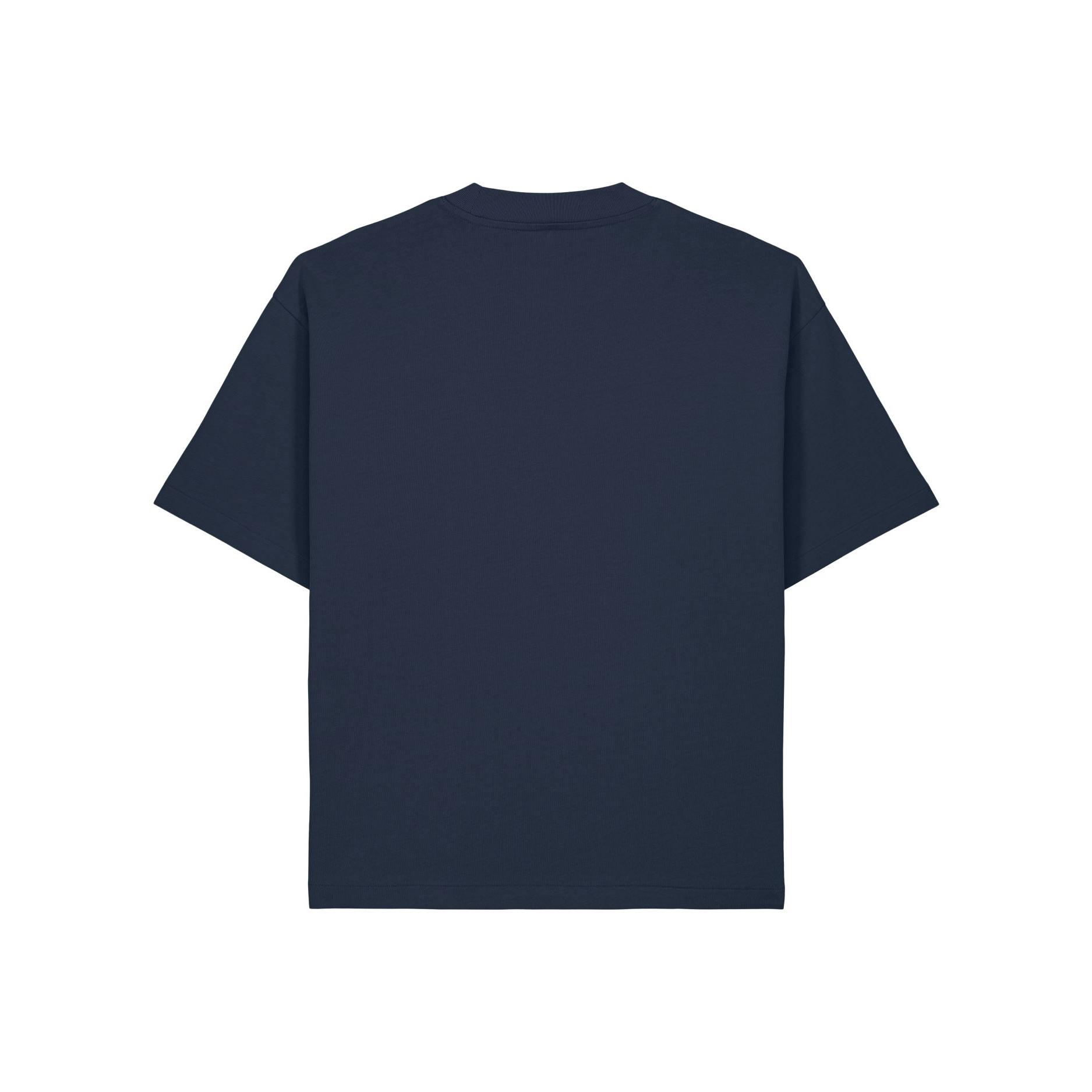 Tricouri unisex Asher French Navy 2XS