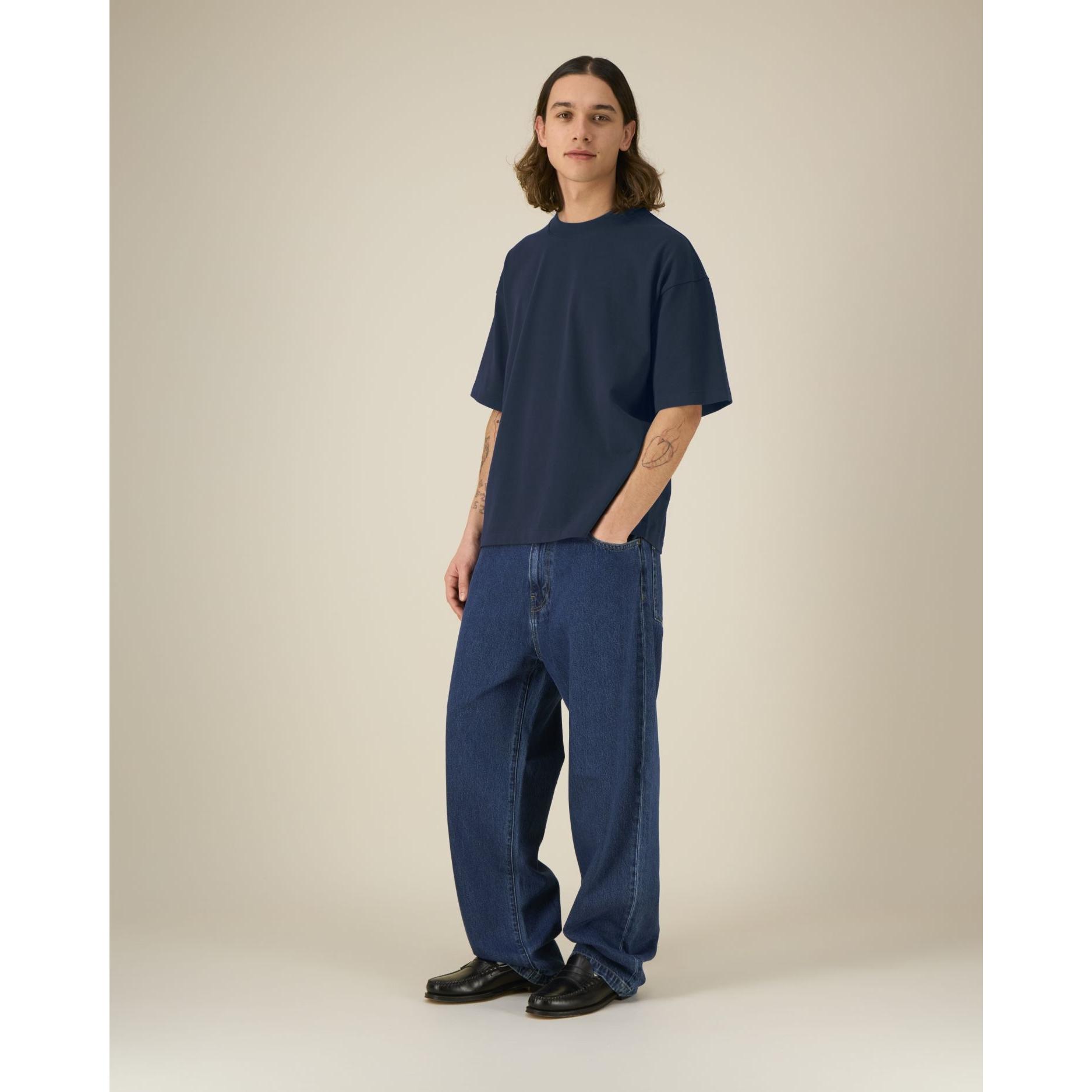 Tricouri unisex Asher French Navy 2XS