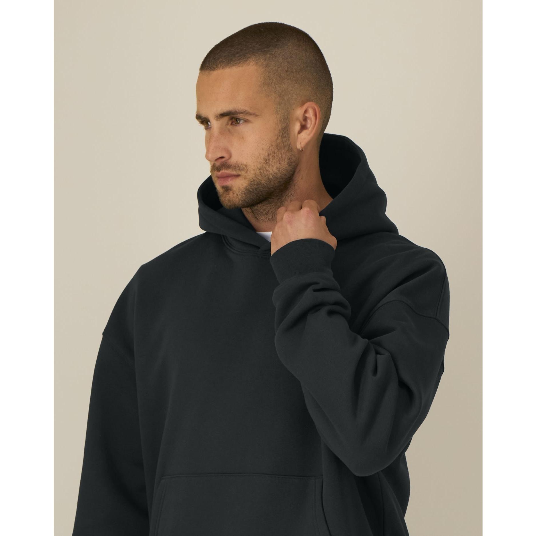 Hanorac cu glugă unisex Chaser Black M
