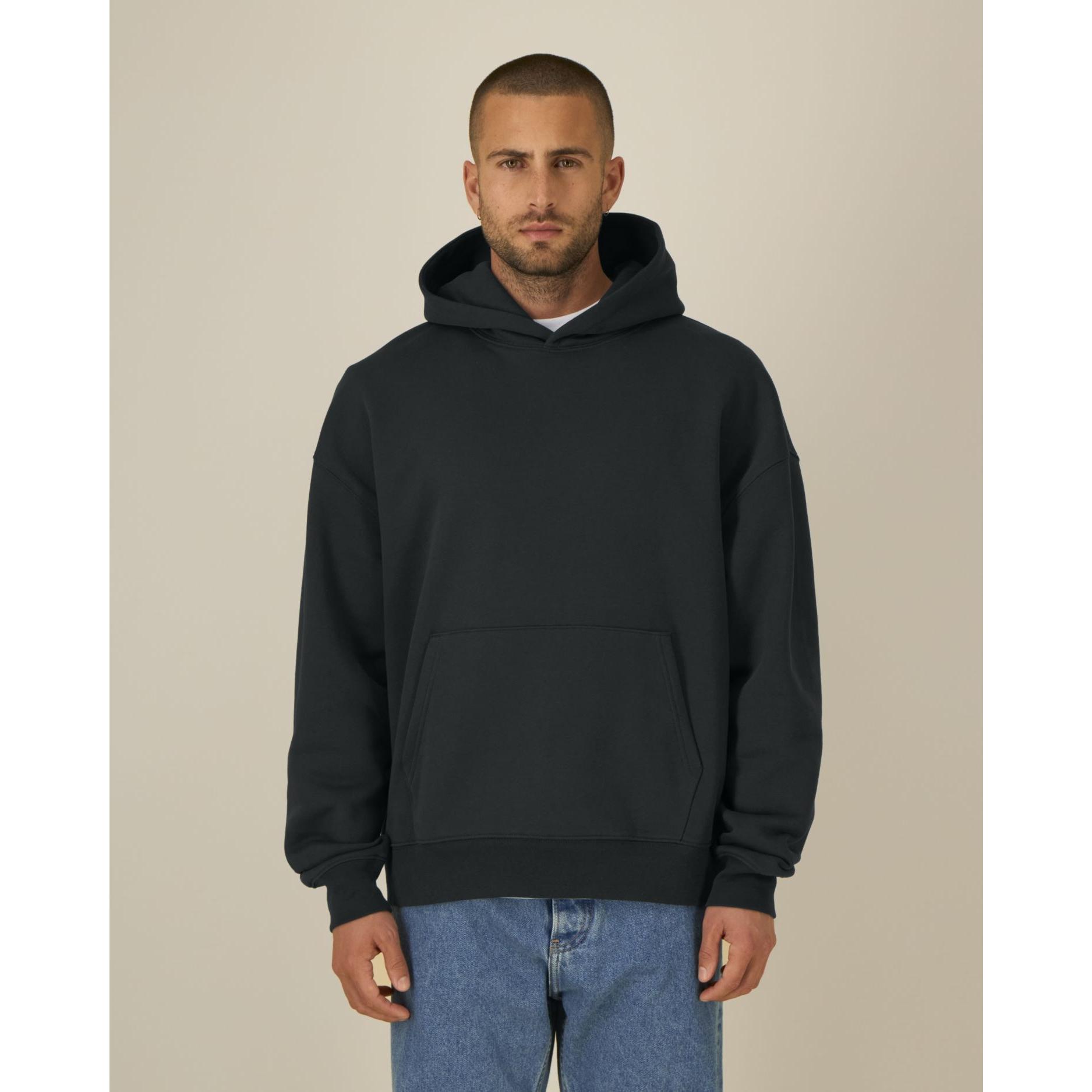 Hanorac cu glugă unisex Chaser Black M