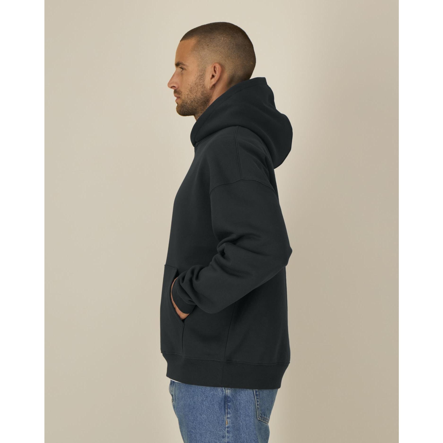 Hanorac cu glugă unisex Chaser Black M