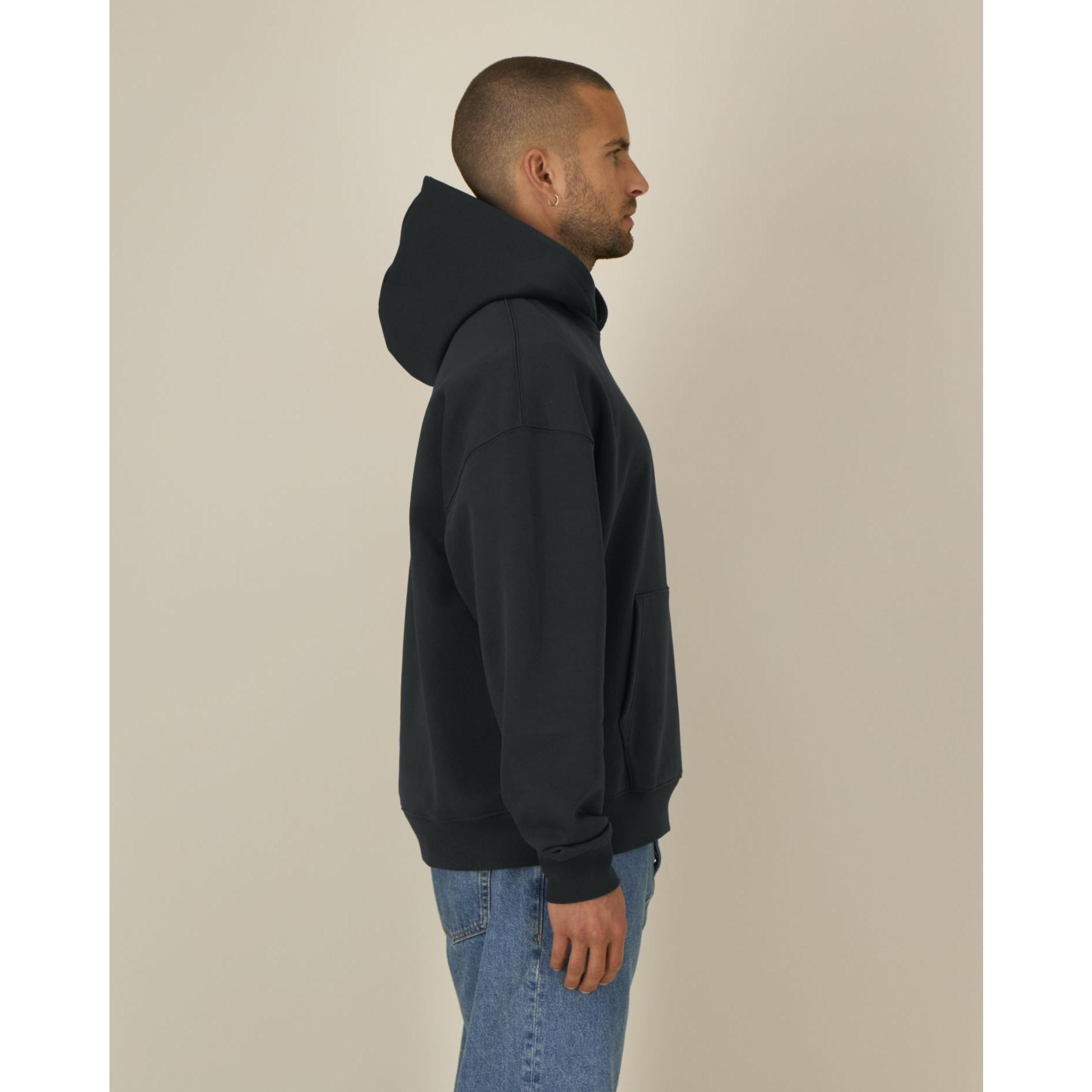 Hanorac cu glugă unisex Chaser Black M