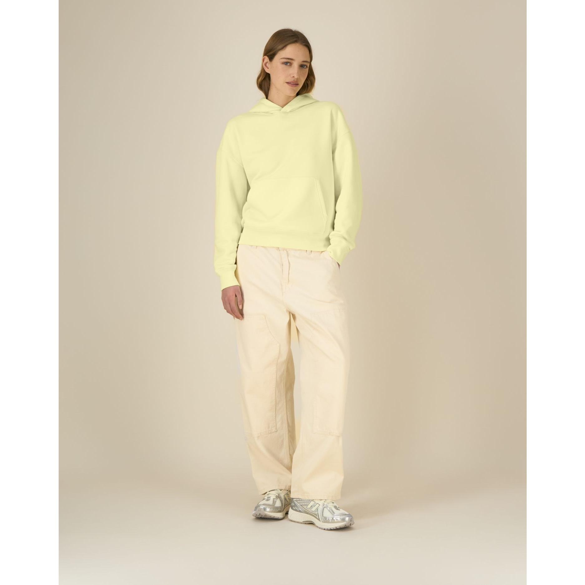 Hanorac cu glugă unisex Chaser Lemon Sorbet M