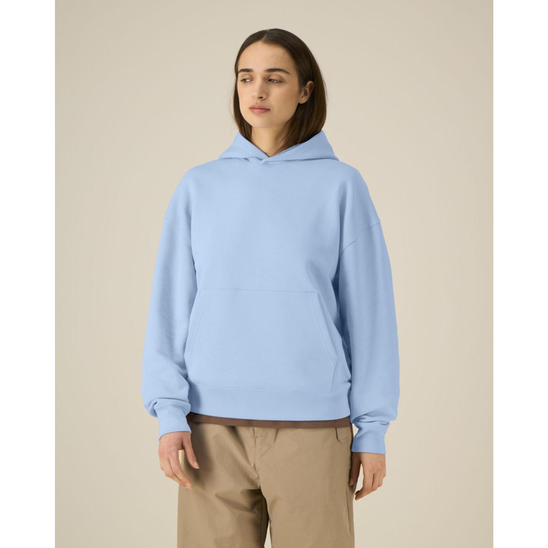 Hanorac cu glugă unisex Chaser Blue Soul M