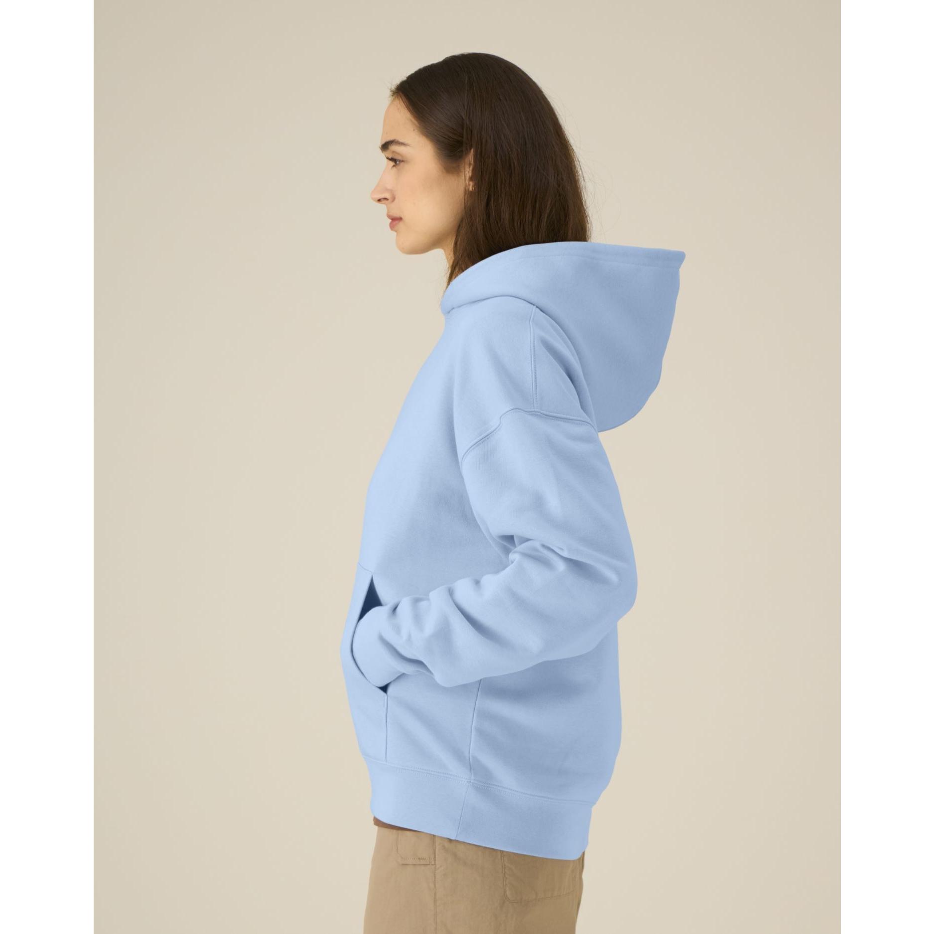 Hanorac cu glugă unisex Chaser Blue Soul M