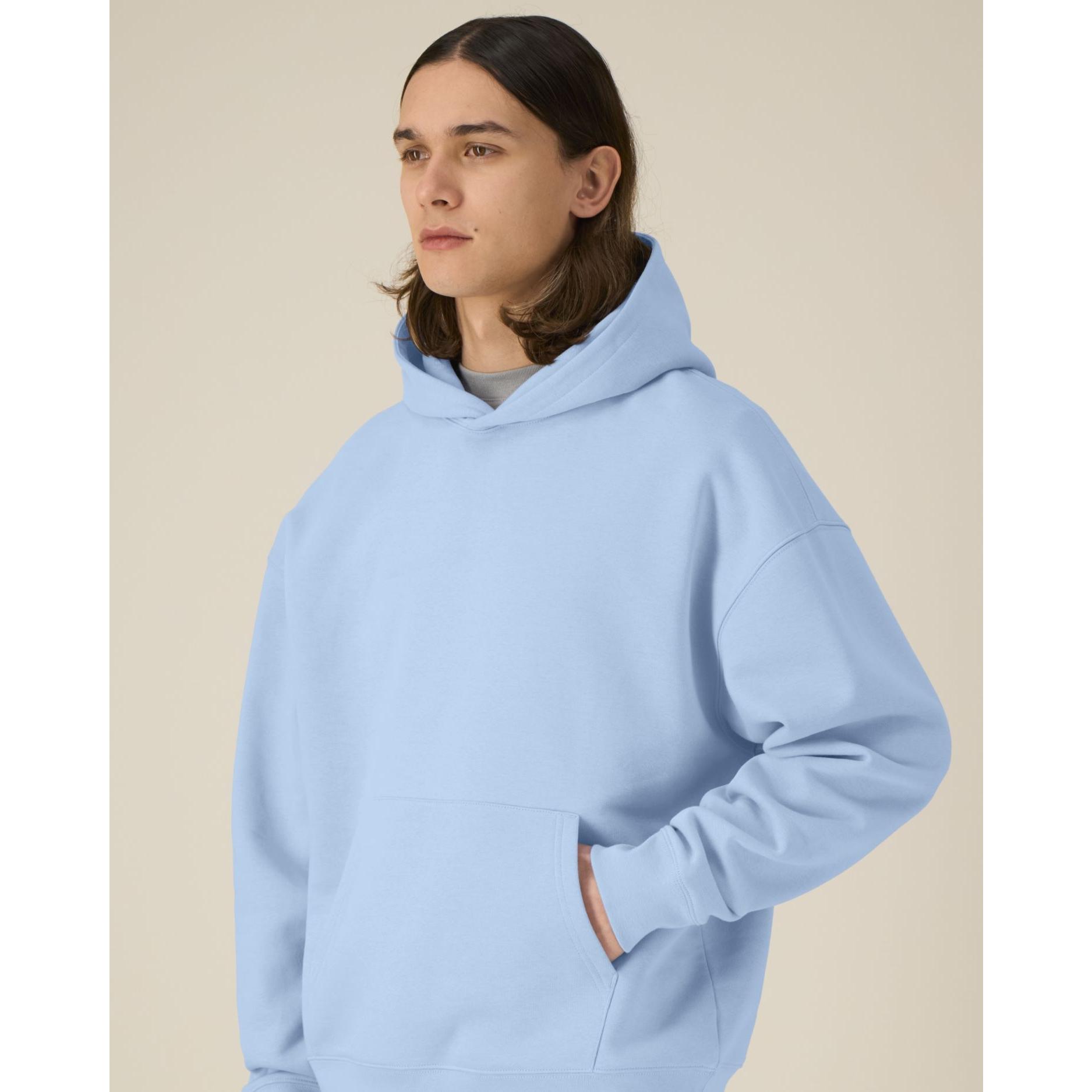 Hanorac cu glugă unisex Chaser Blue Soul M