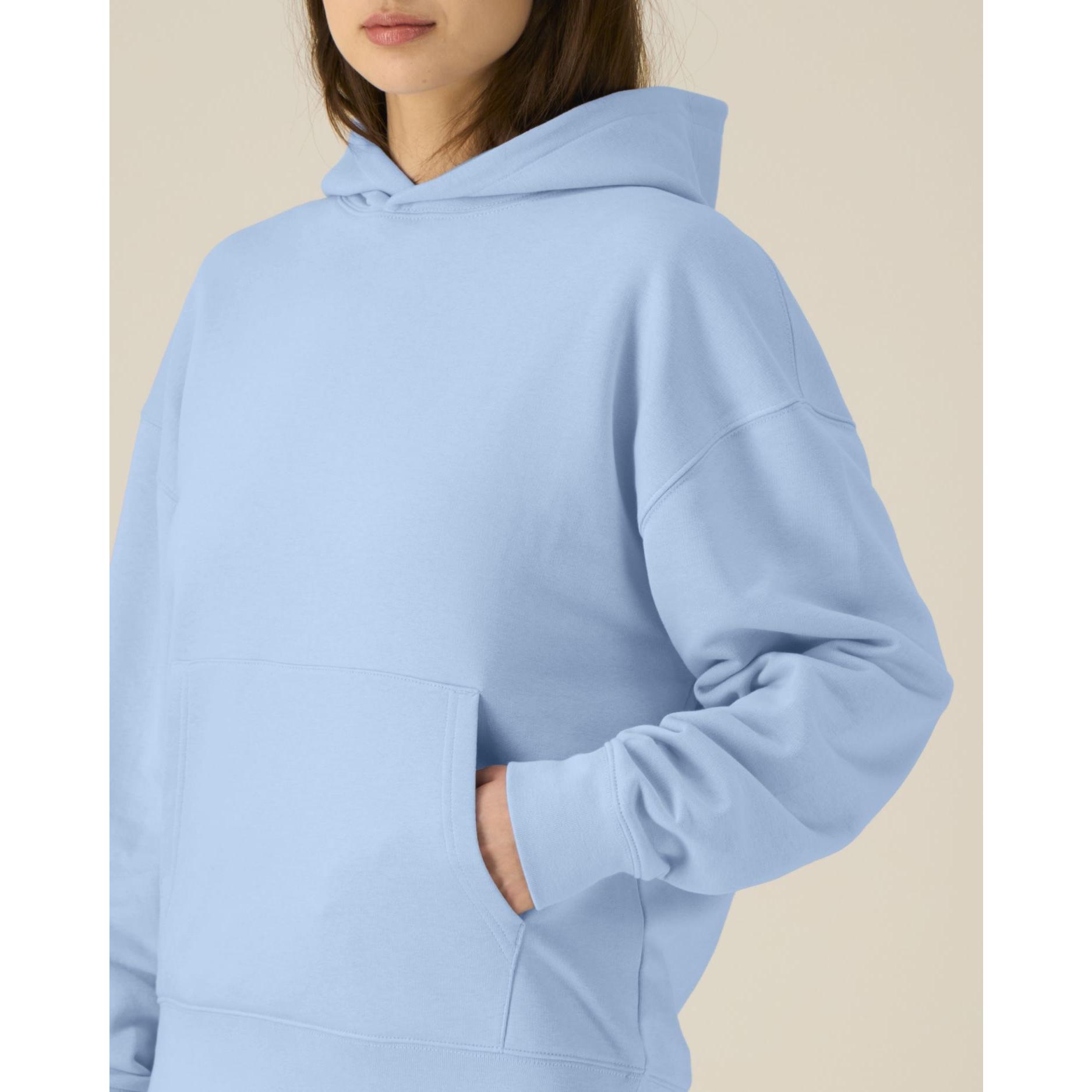 Hanorac cu glugă unisex Chaser Blue Soul M