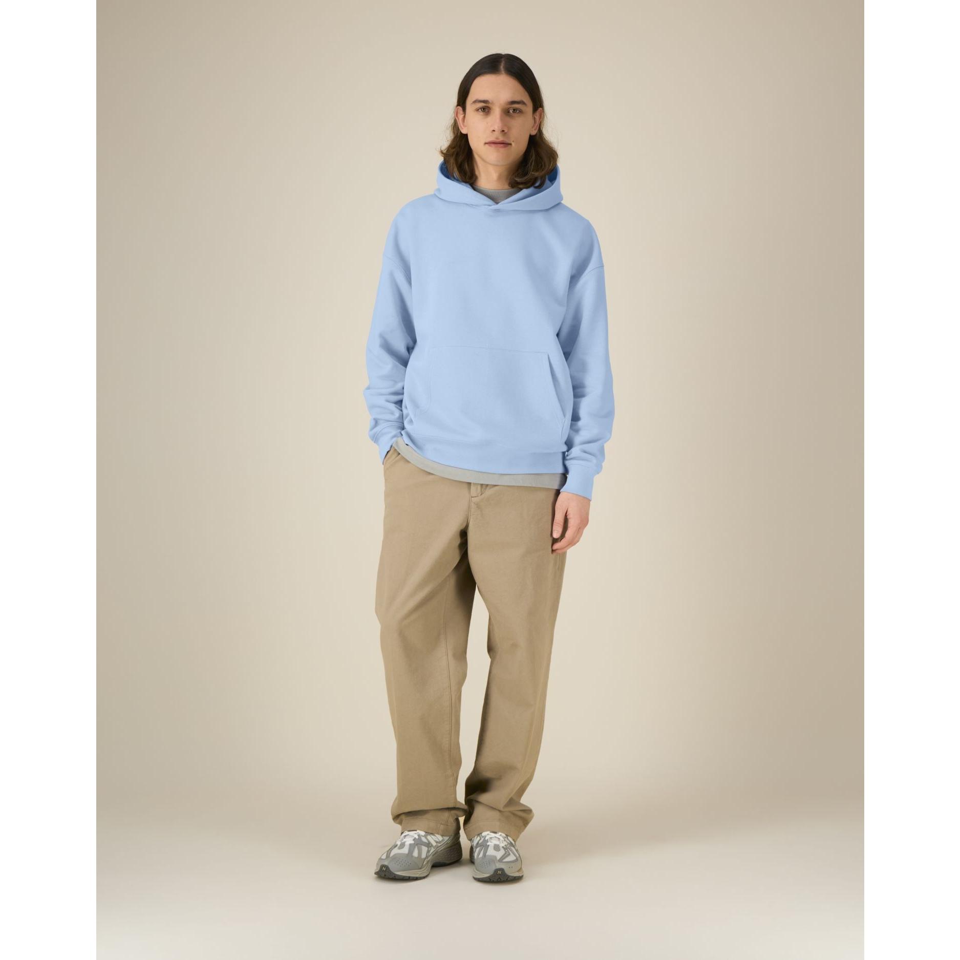 Hanorac cu glugă unisex Chaser Blue Soul M