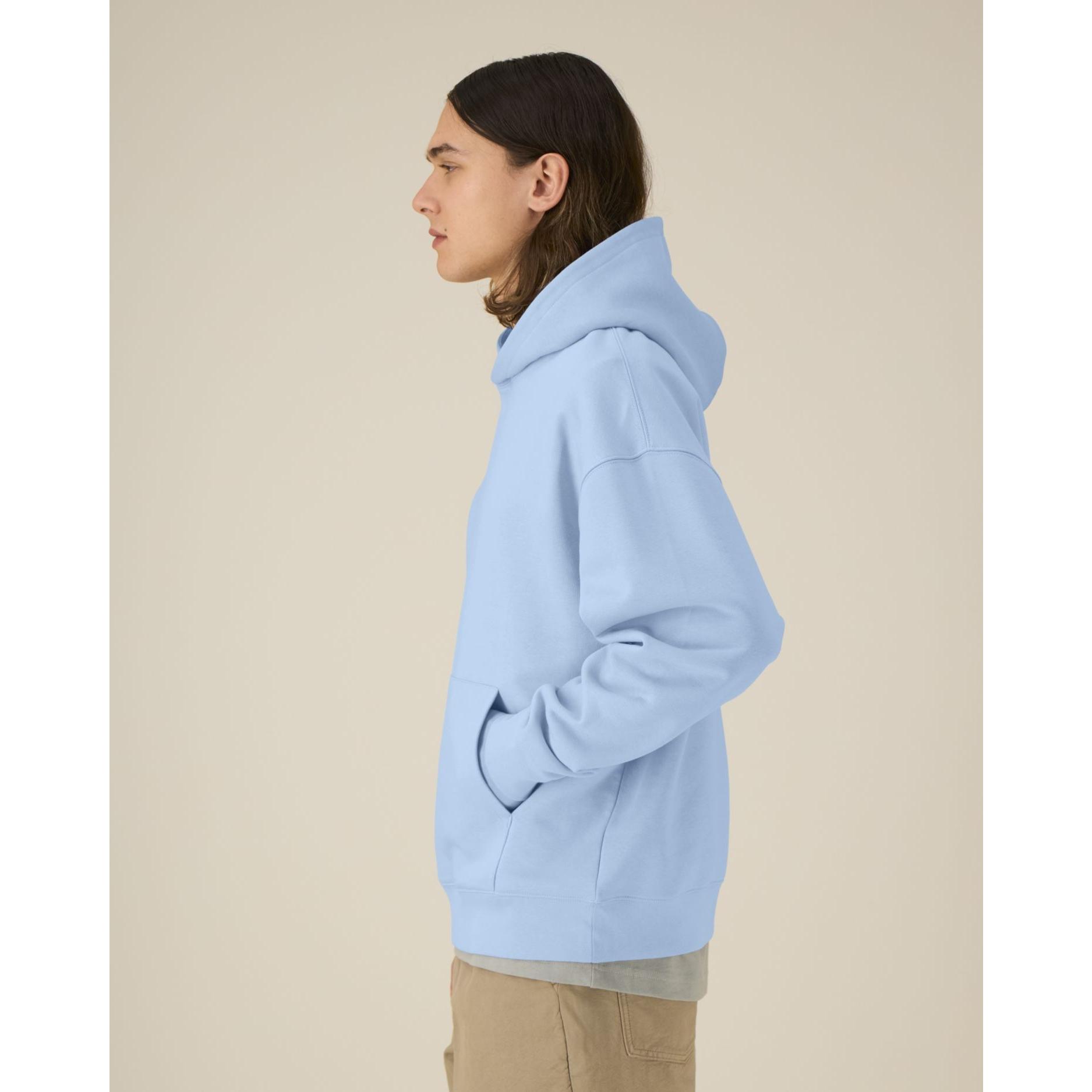 Hanorac cu glugă unisex Chaser Blue Soul M