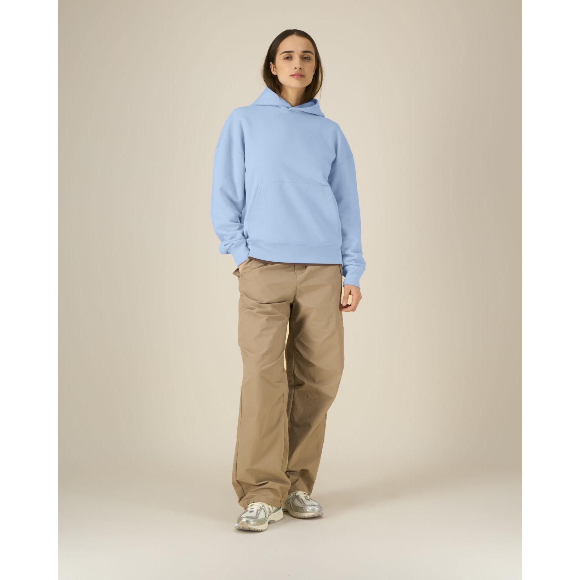 Hanorac cu glugă unisex Chaser Blue Soul M