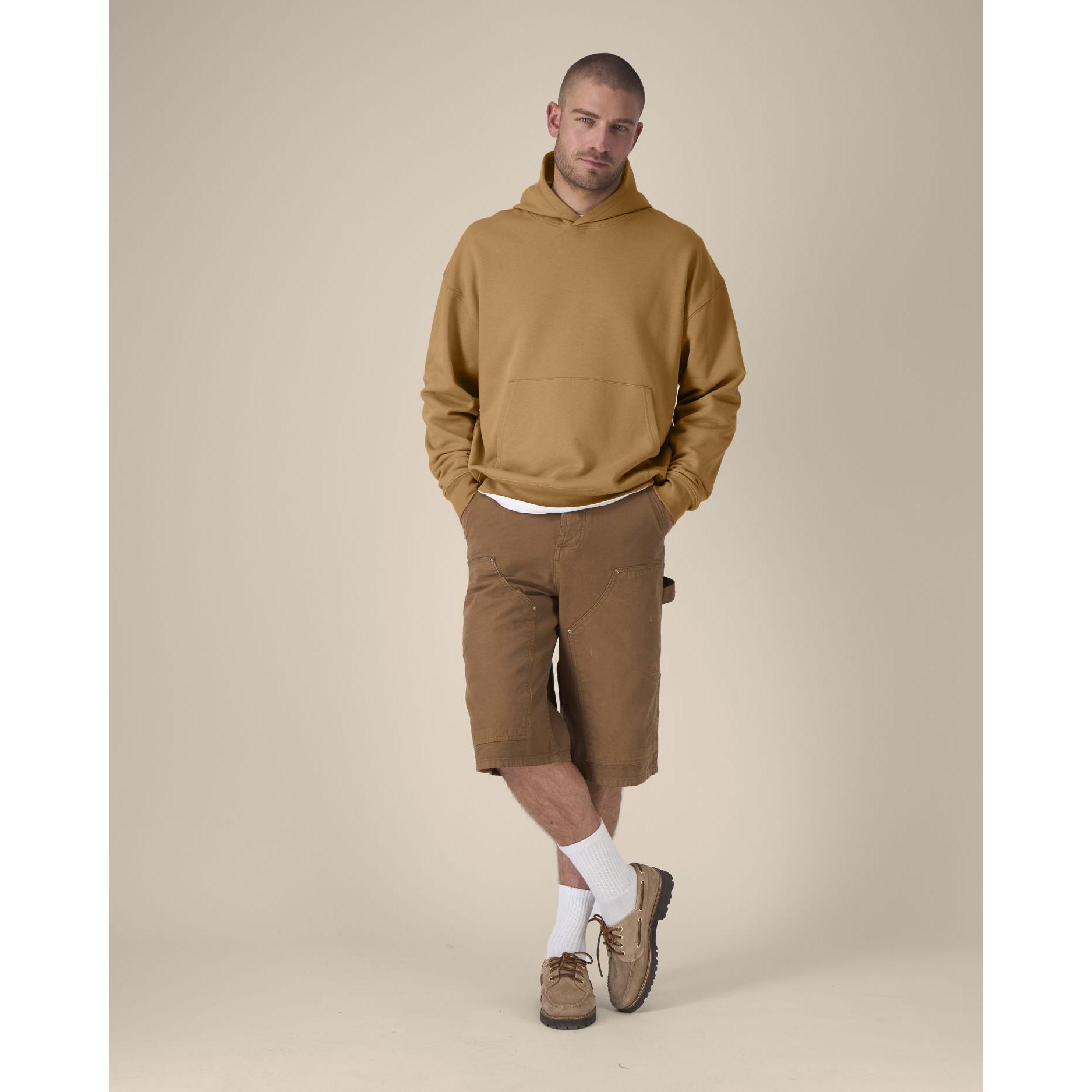 Hanorac cu glugă unisex Chaser Grounded Beige M