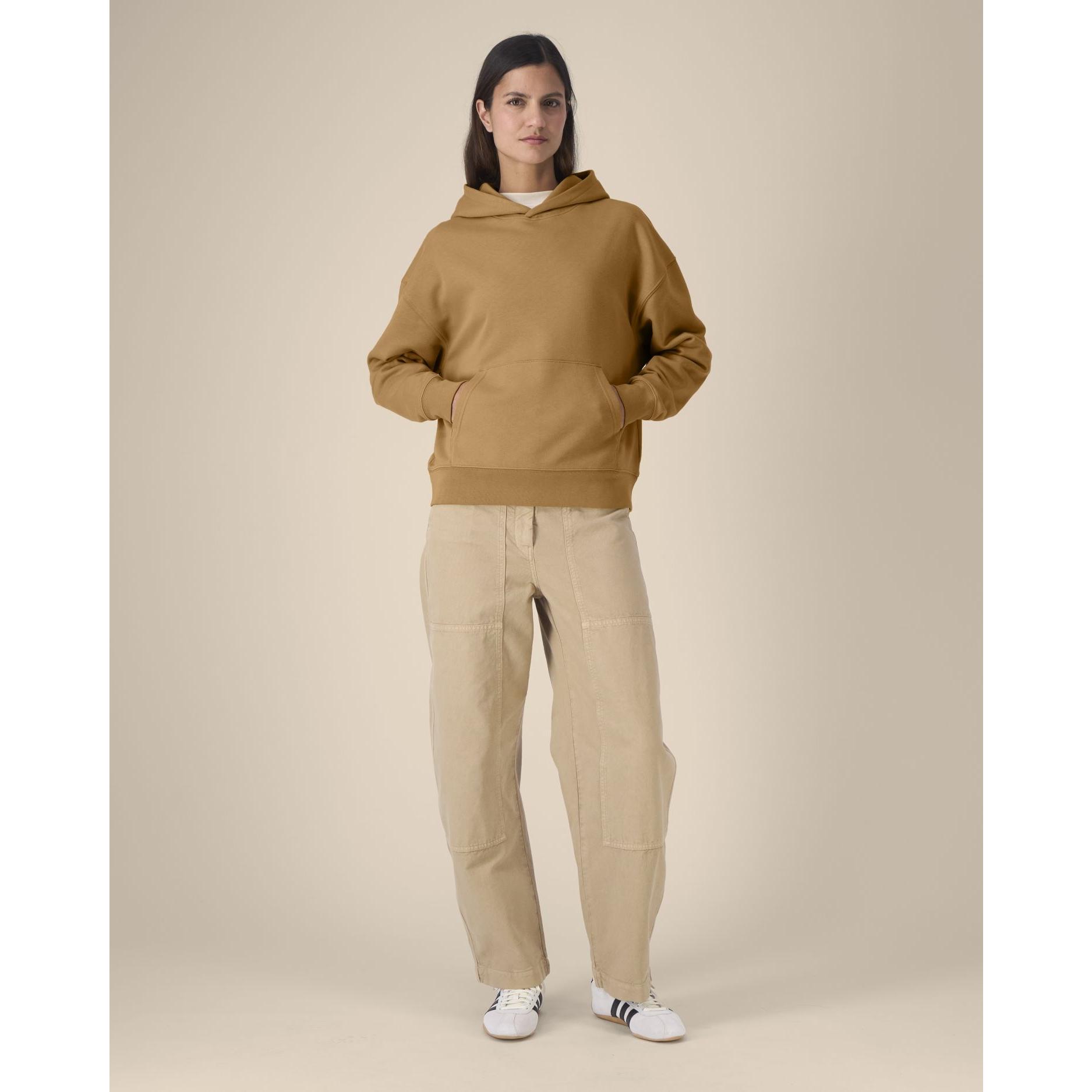 Hanorac cu glugă unisex Chaser Grounded Beige M