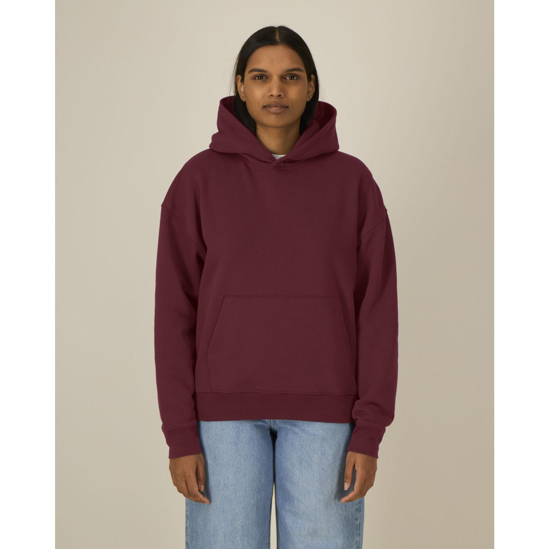 Hanorac cu glugă unisex Chaser Burgundy M