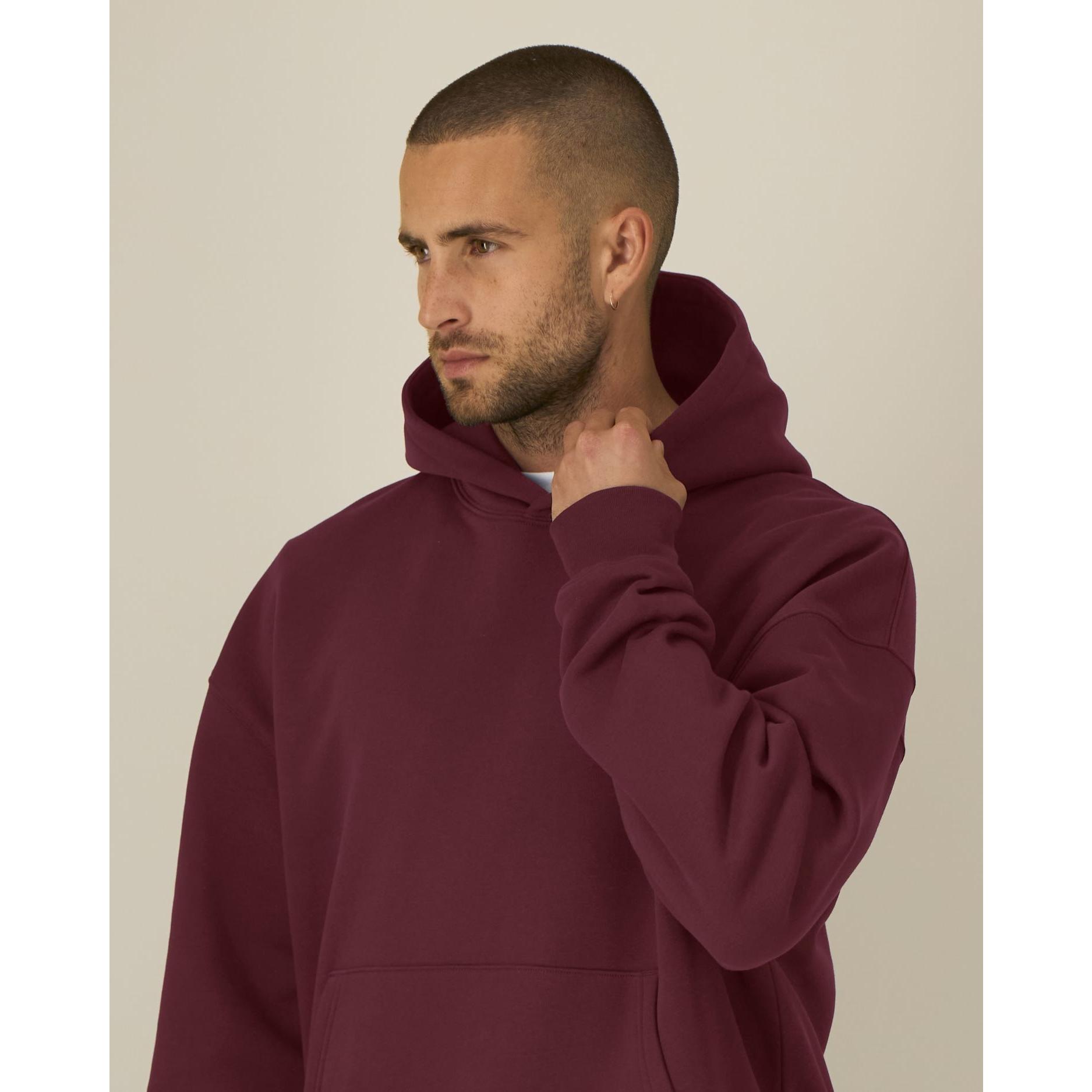 Hanorac cu glugă unisex Chaser Burgundy M