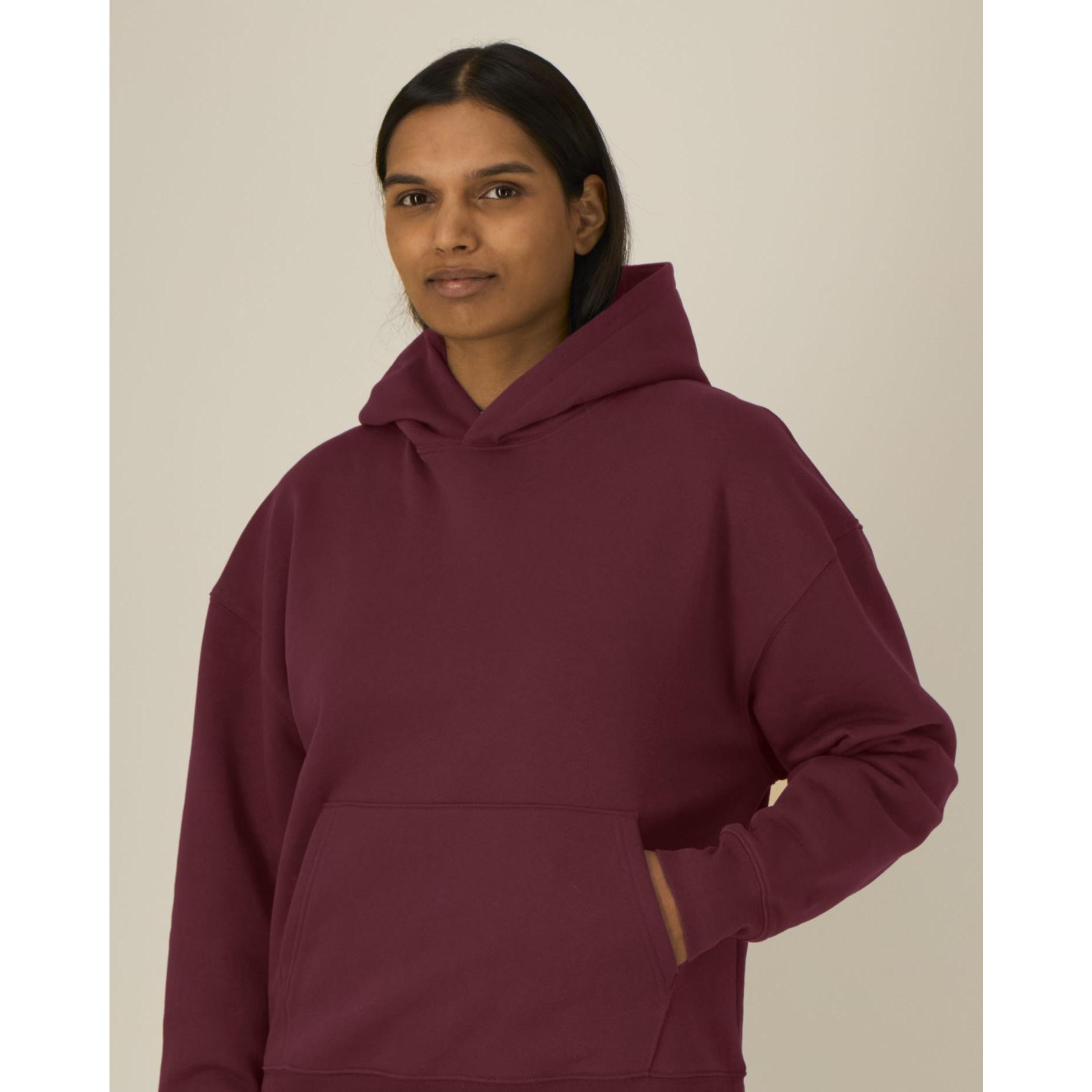 Hanorac cu glugă unisex Chaser Burgundy M
