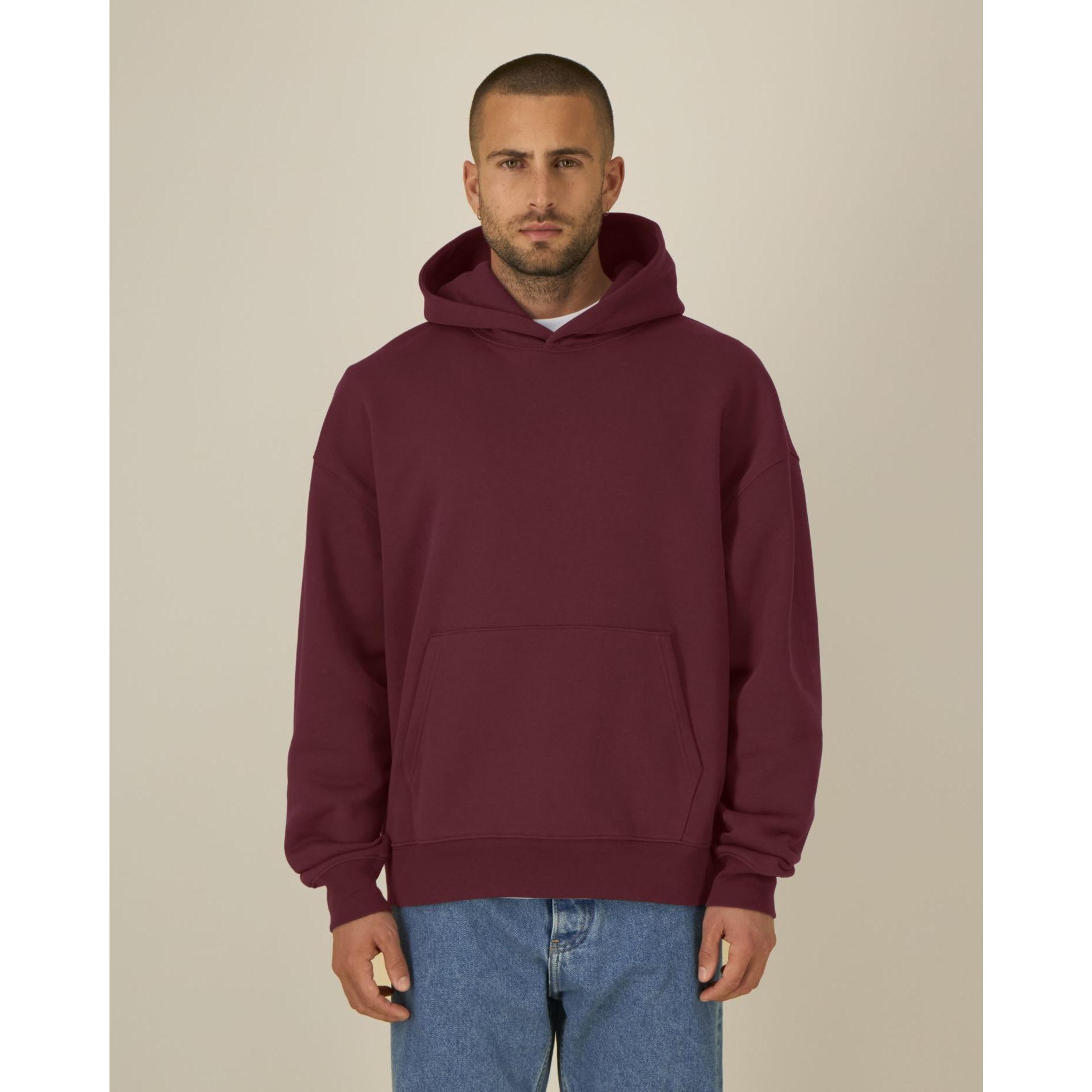 Hanorac cu glugă unisex Chaser Burgundy M