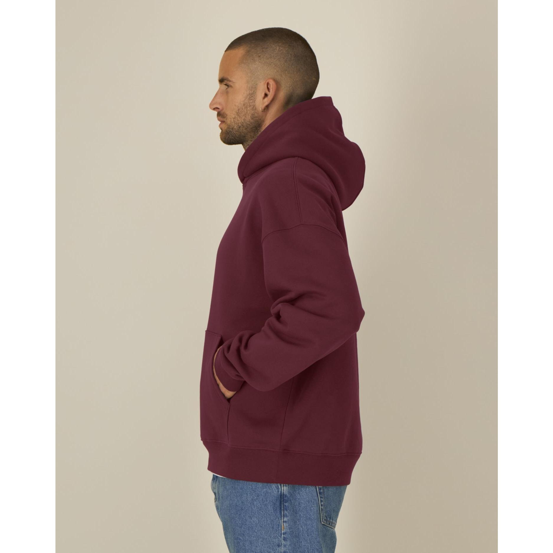 Hanorac cu glugă unisex Chaser Burgundy M