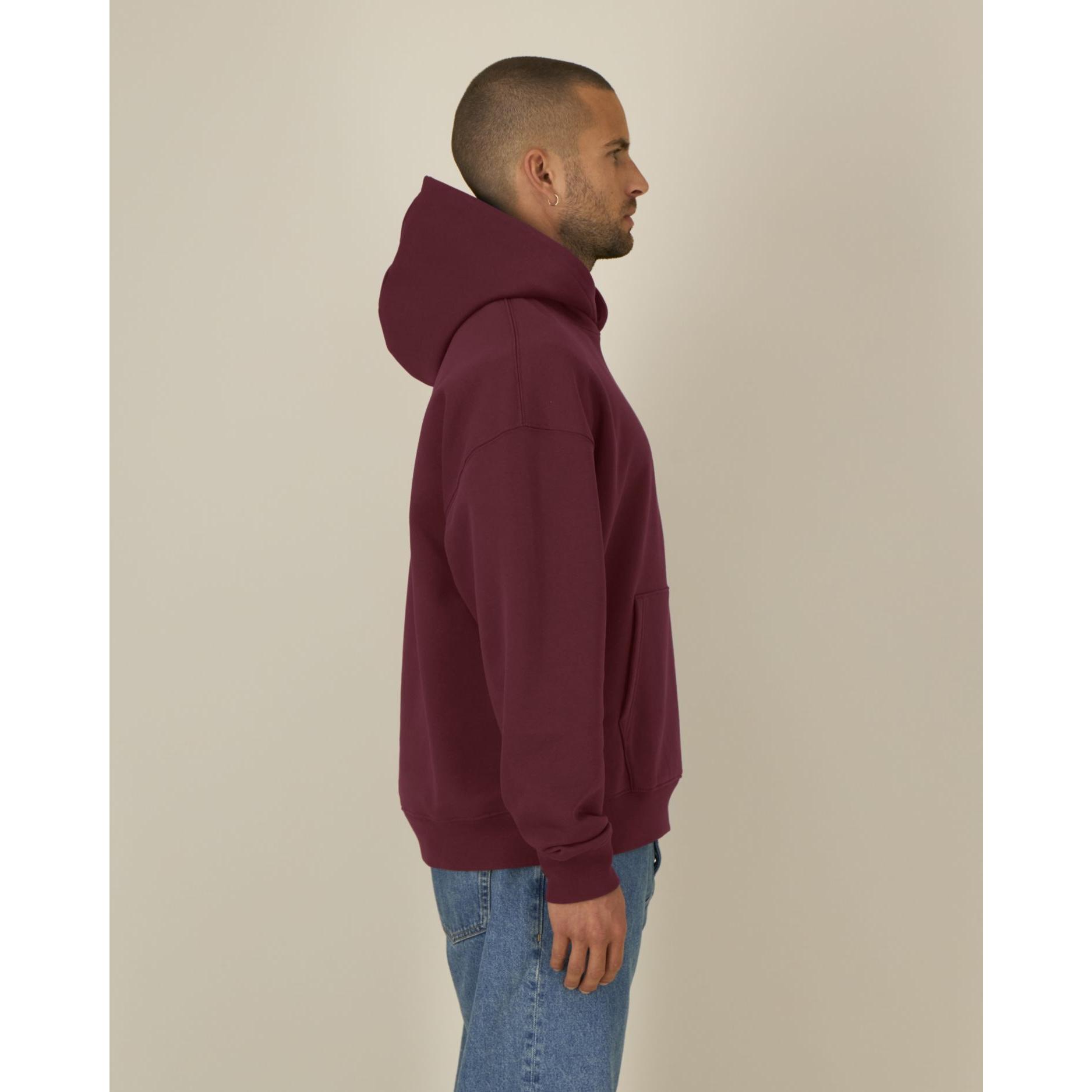 Hanorac cu glugă unisex Chaser Burgundy M
