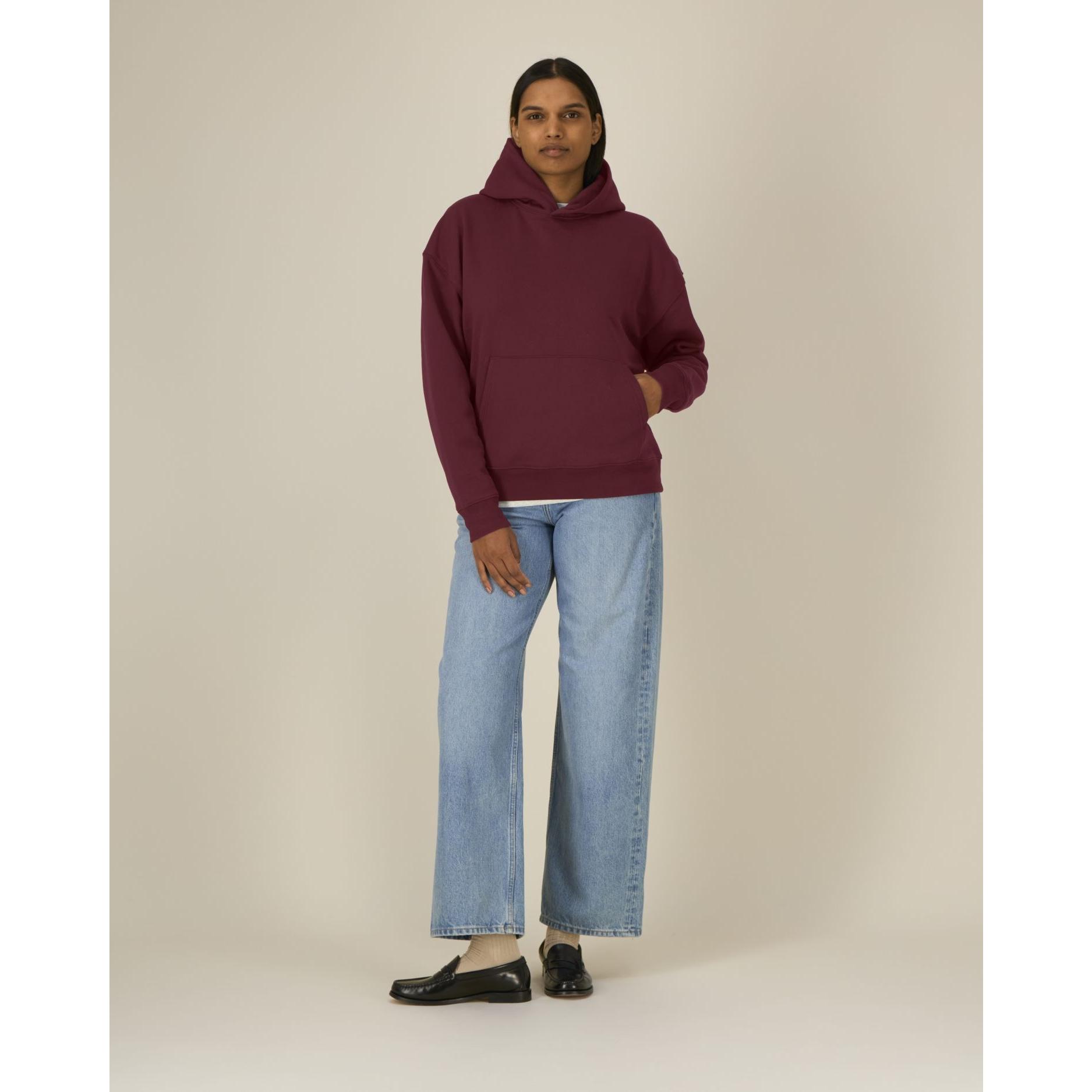 Hanorac cu glugă unisex Chaser Burgundy M