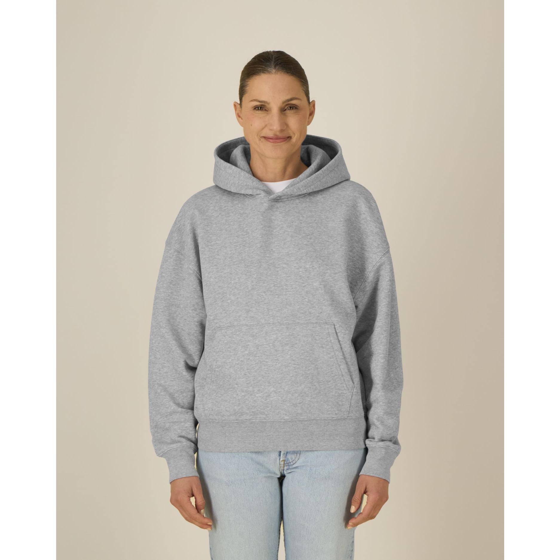 Hanorac cu glugă unisex Chaser Heather Grey M